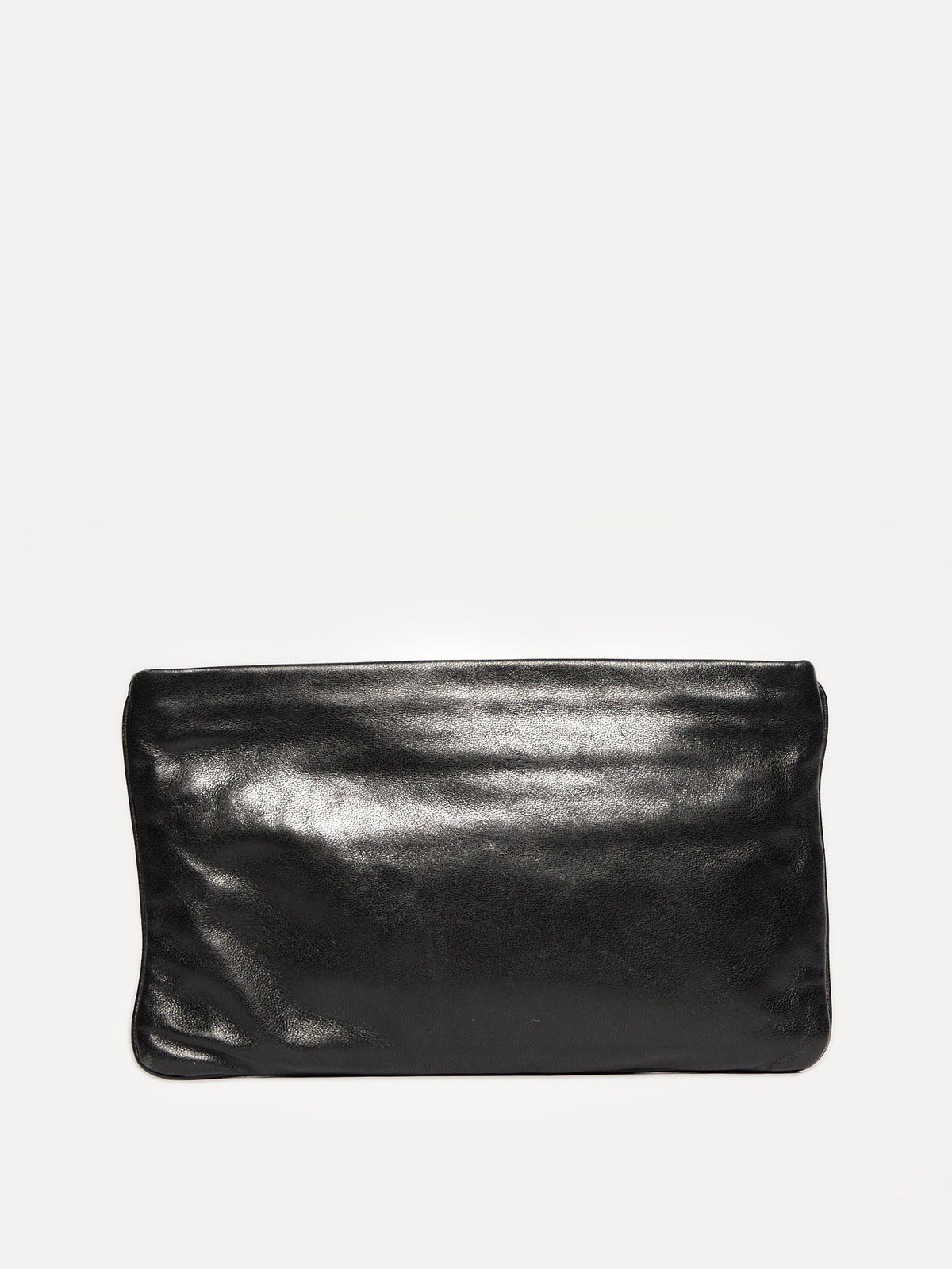 2000's Prada Leather Flame Clutch