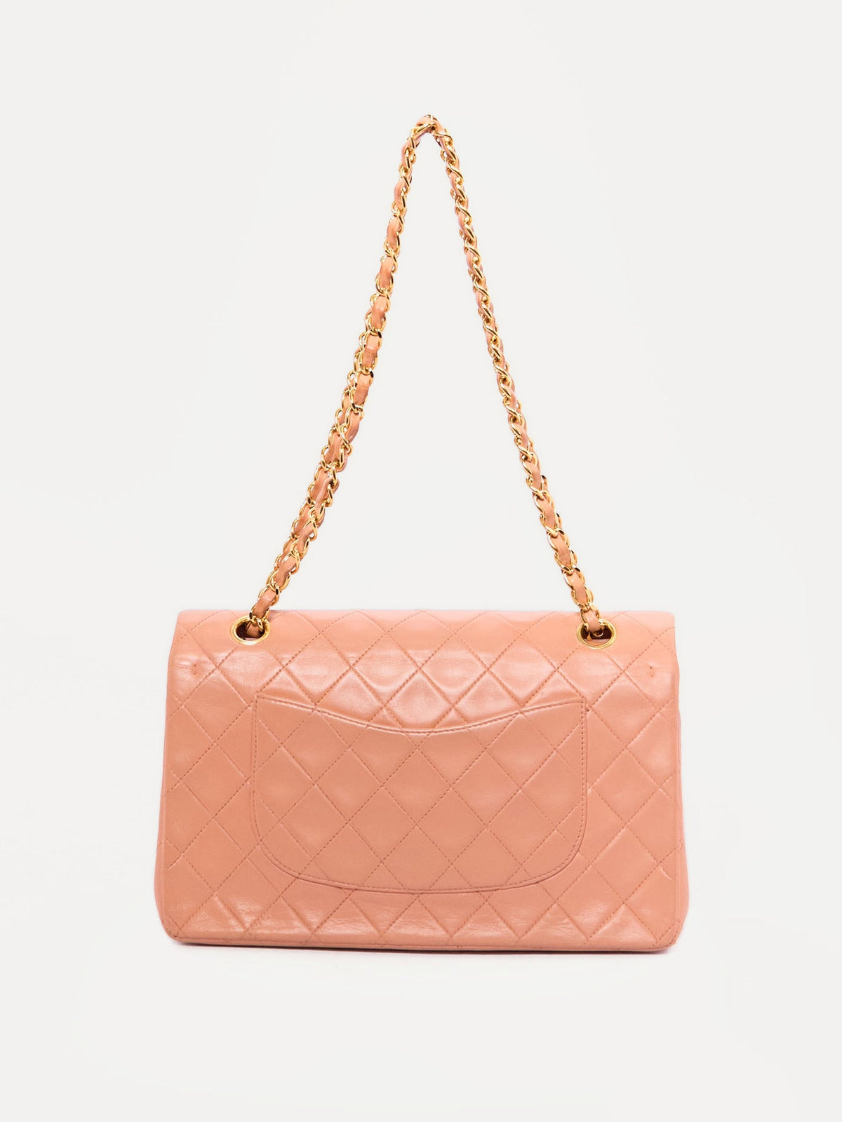Chanel Pink Lambskin Double Flap