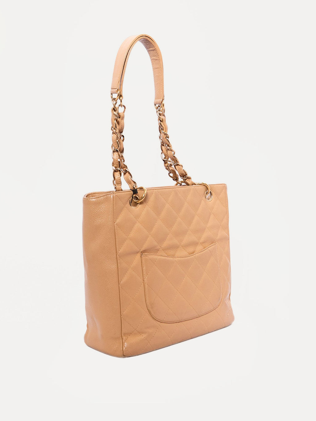 Chanel Tan Petit Shopping Tote