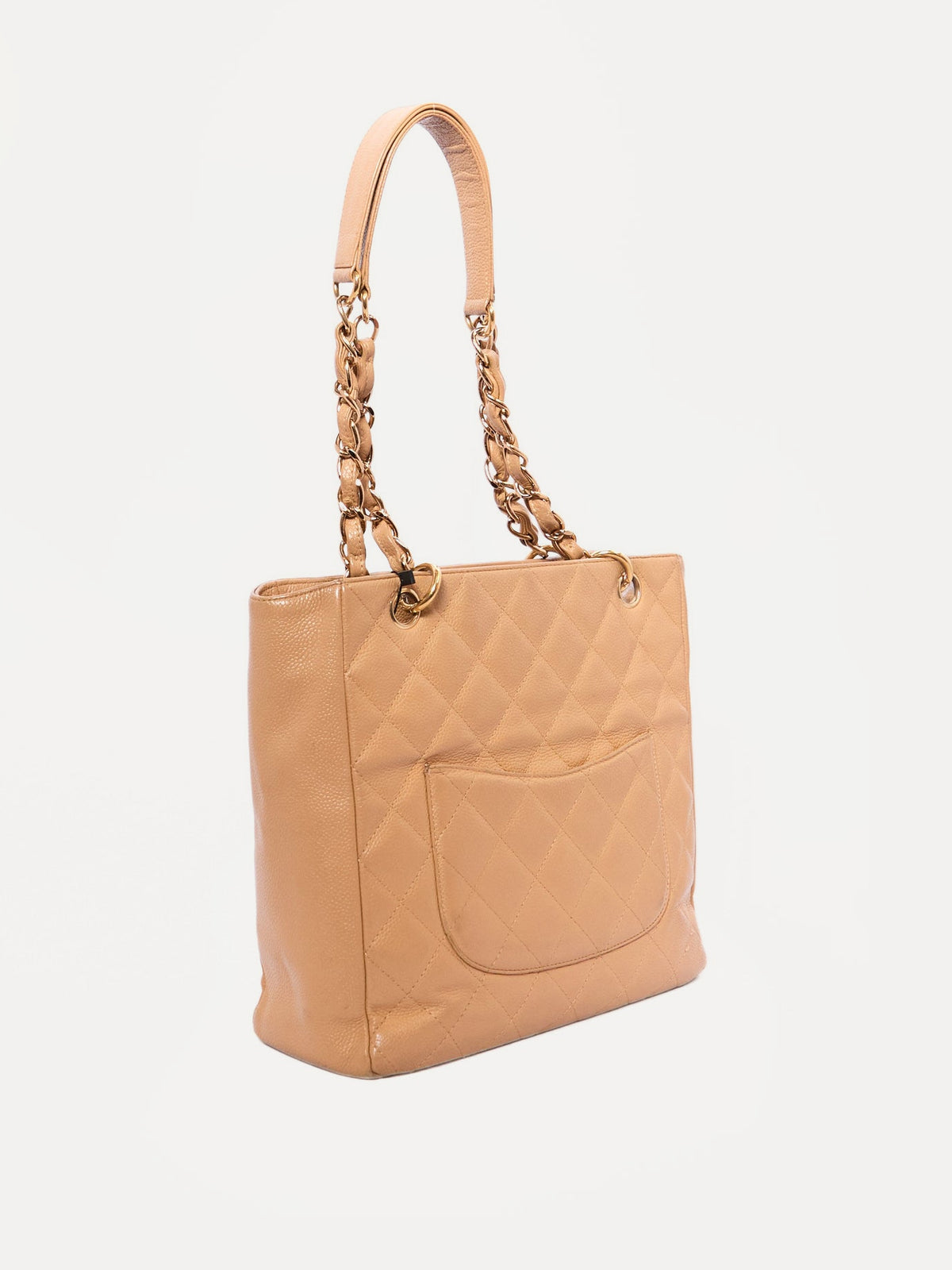 Chanel Tan Petit Shopping Tote