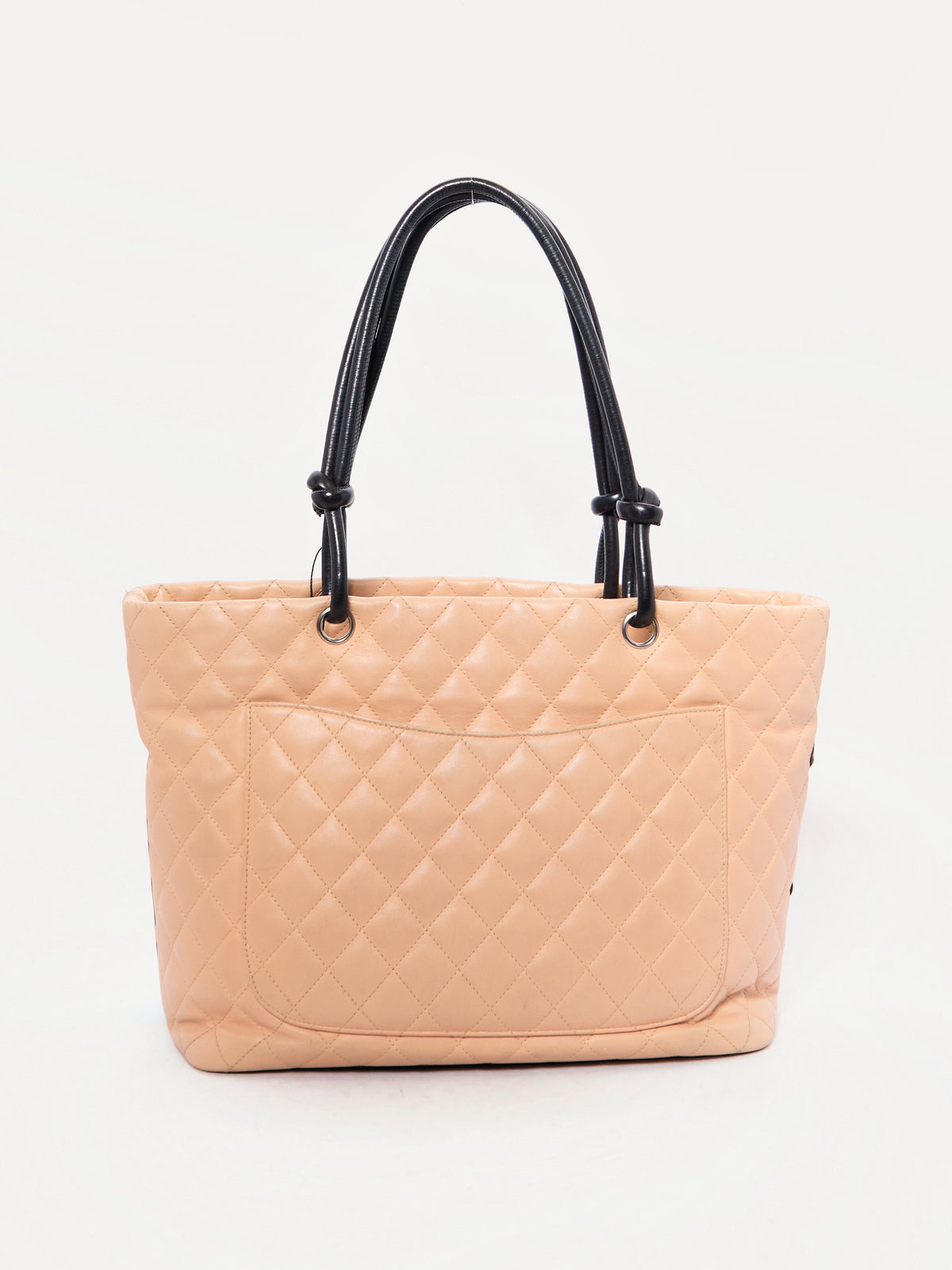 Chanel Tan Rue Cambon CC Tote