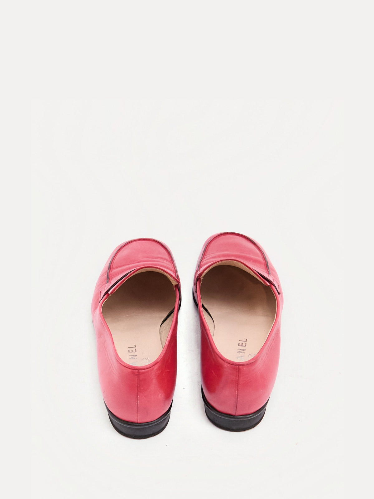 Chanel Red CC Loafer 40