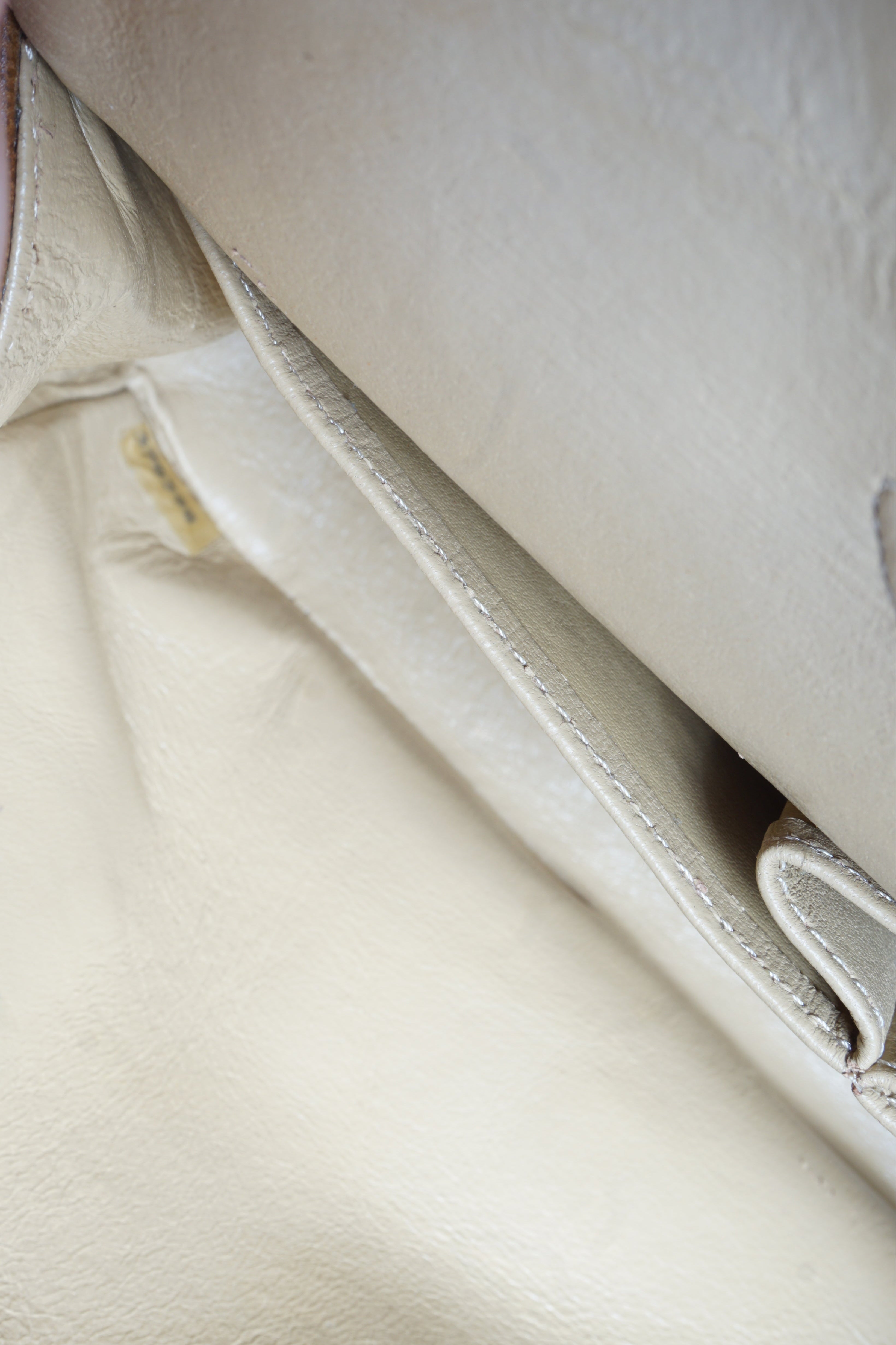 Chanel Brown Lambskin Double Flap Bag