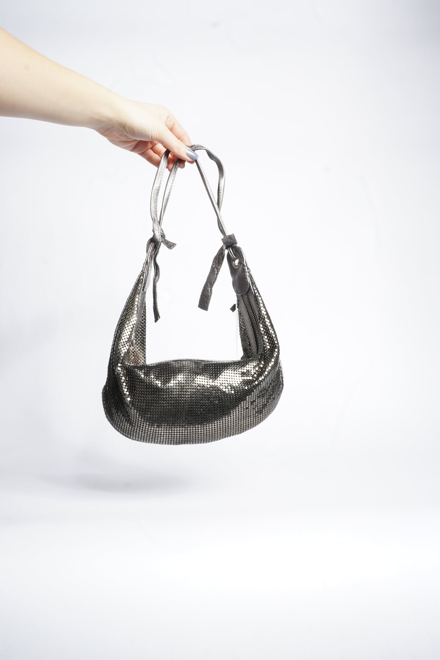 Chloe Silver Sequin Chainmail 'Glomesh' Bag