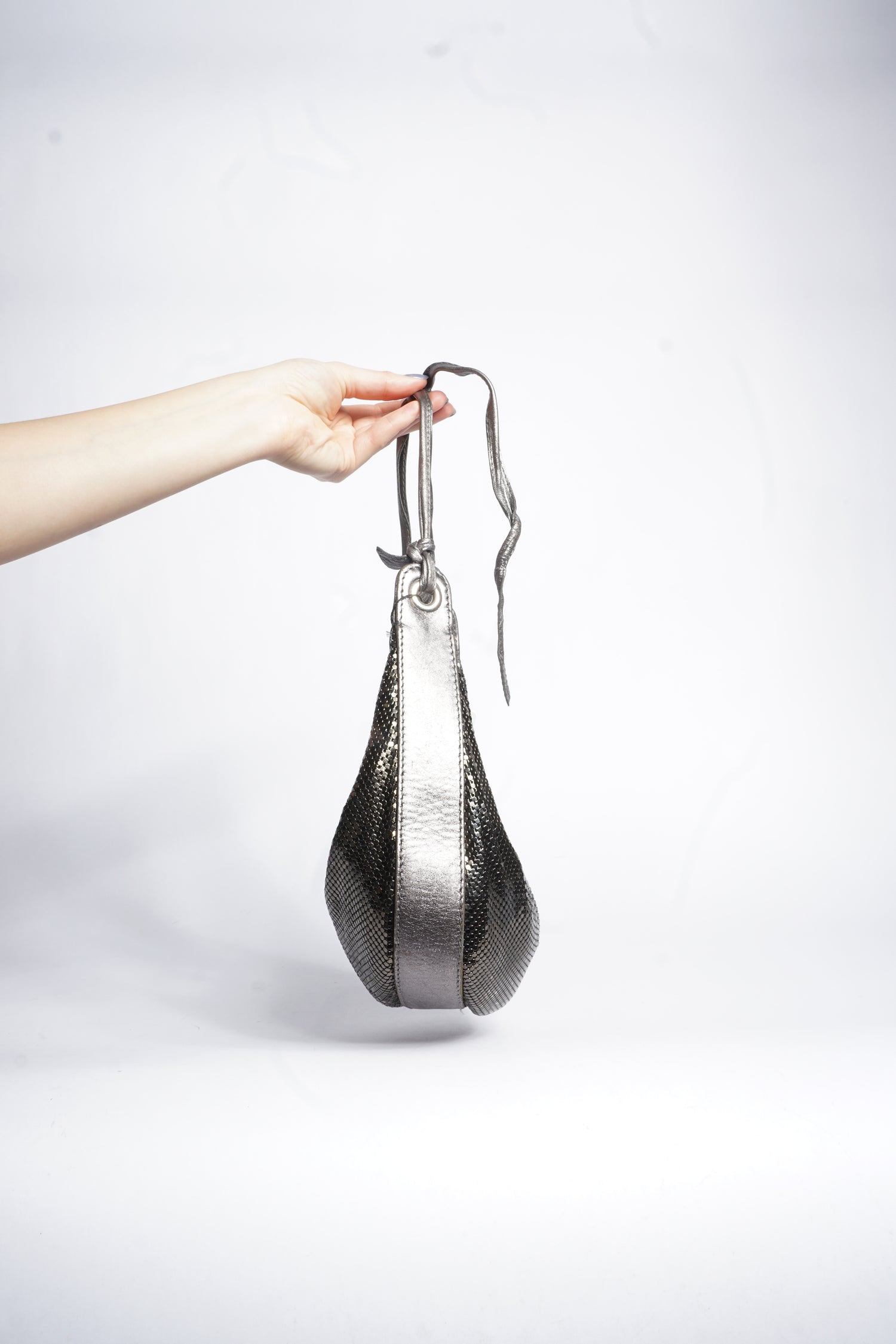 Chloe Silver Sequin Chainmail 'Glomesh' Bag