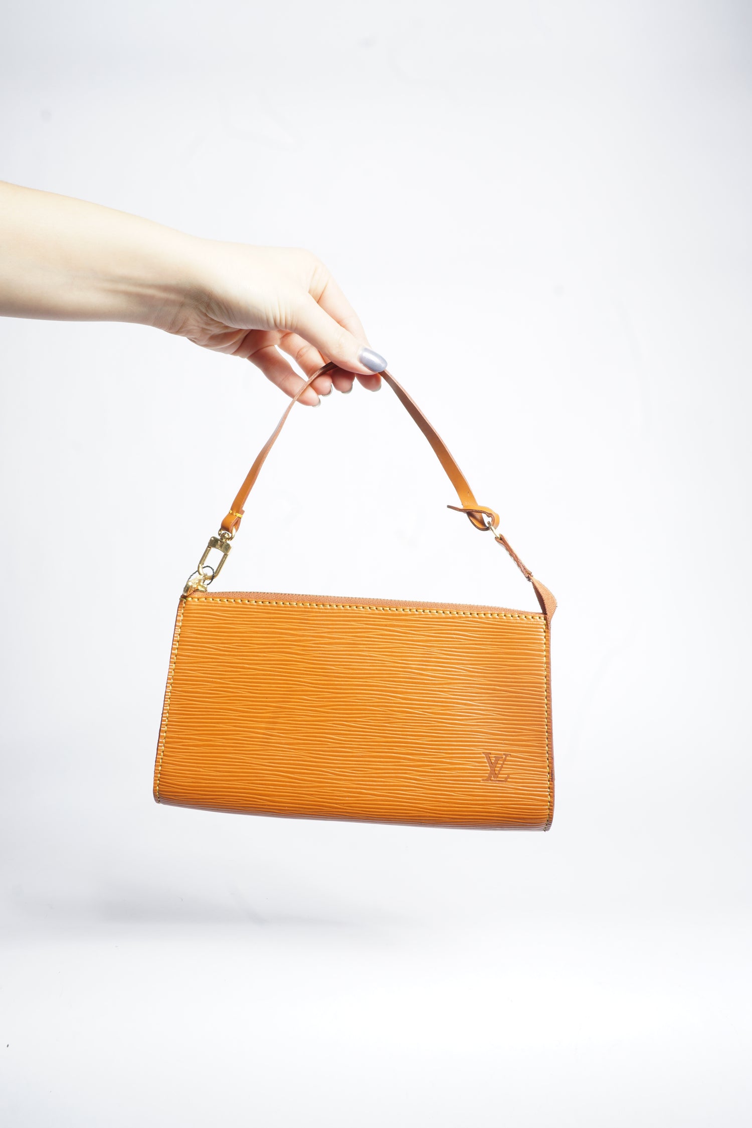 Louis Vuitton Brown Epi Leather Pochette