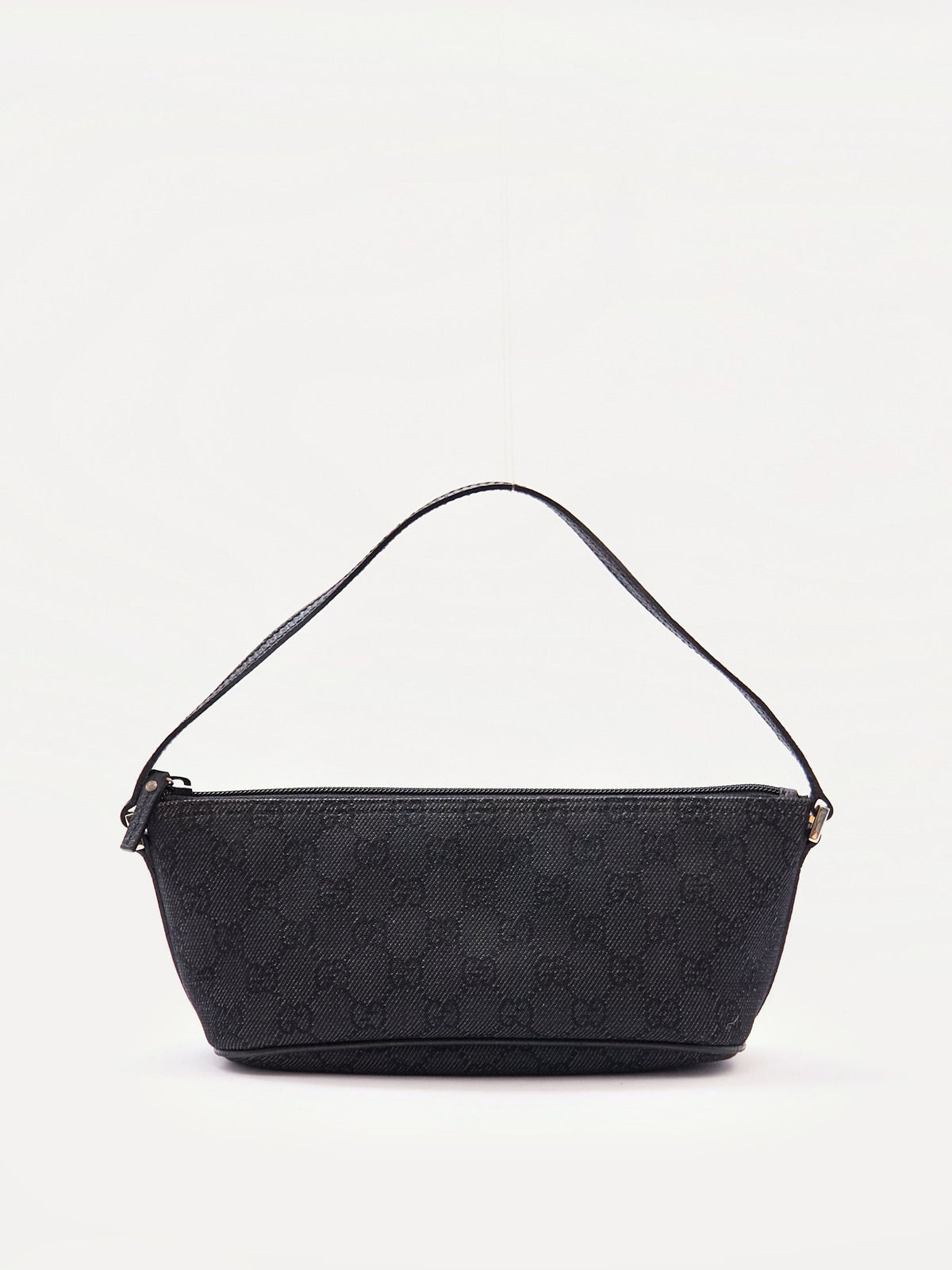 Gucci Black Monogram Pochette