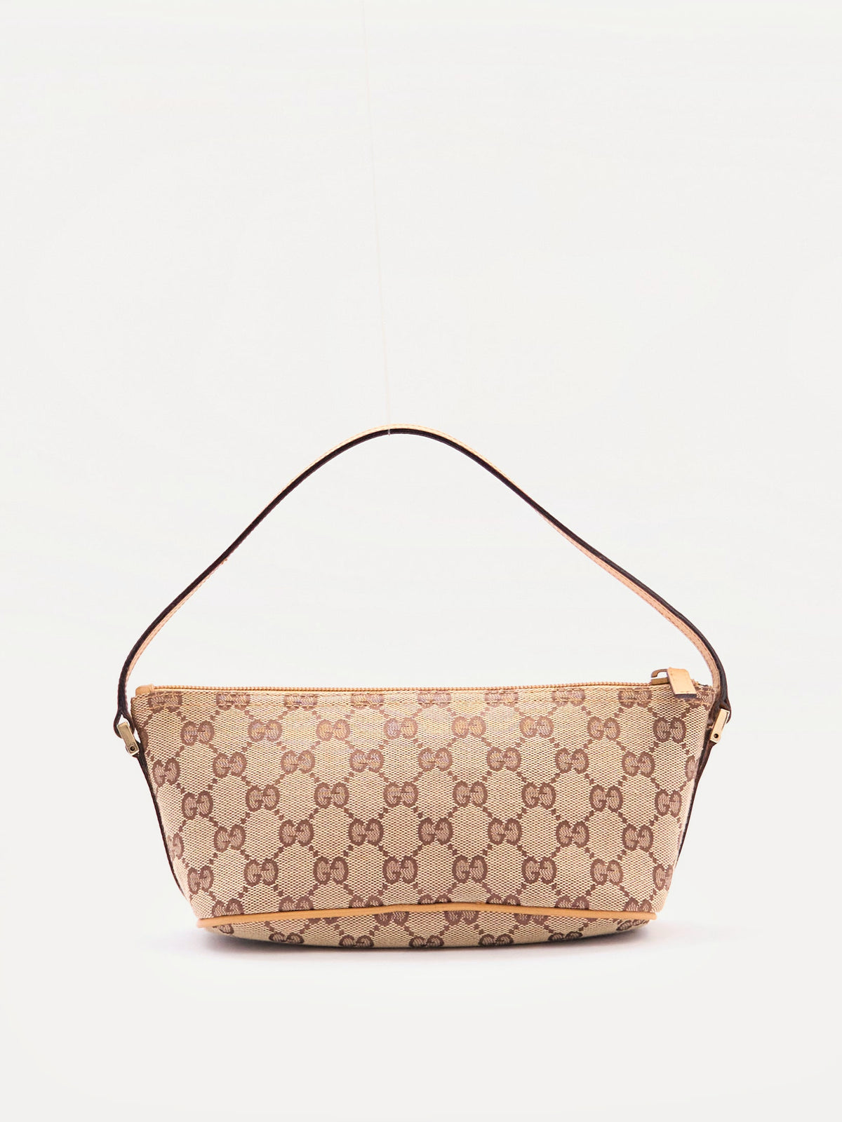 Gucci Beige Monogram Pochette