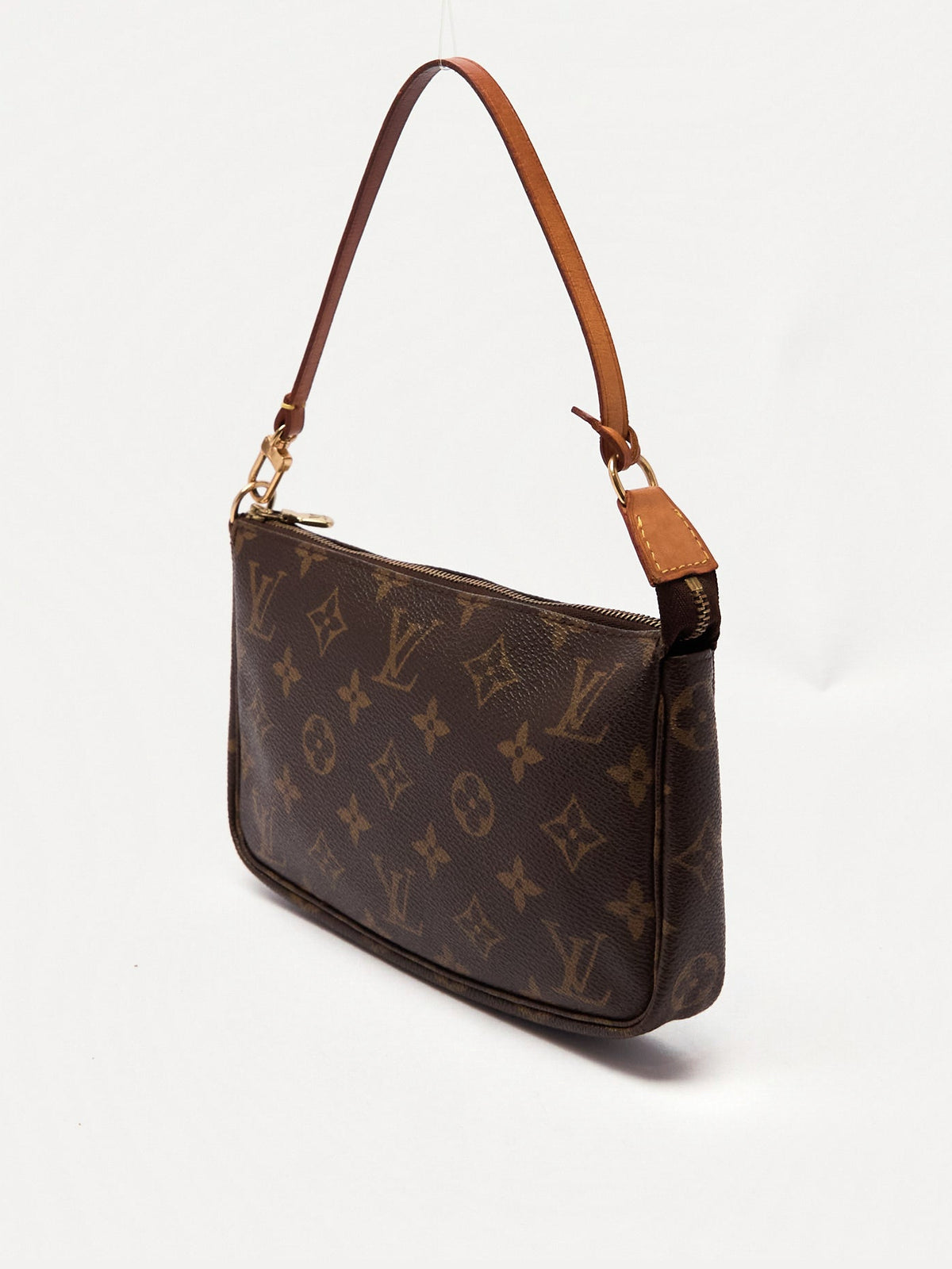 90's Louis Vuitton Pochette Accessoires Brown Monogram Pouch