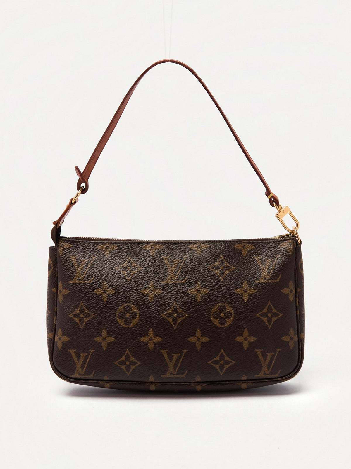 90's Louis Vuitton Pochette Accessoires Brown Monogram Pouch