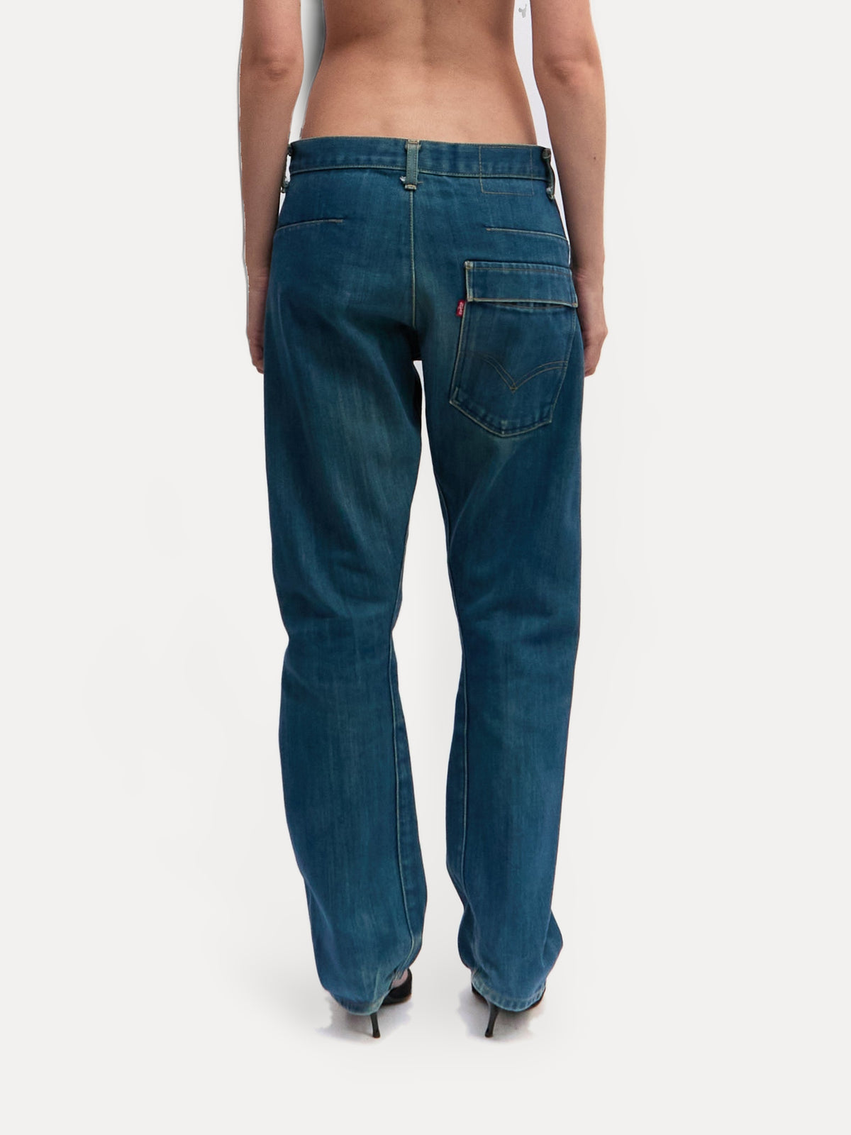 Levi’s Engineered Dark Wash Single Pocket Jeans