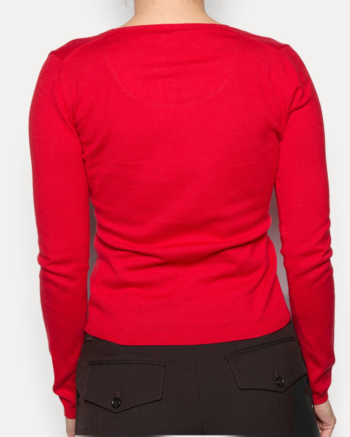 Burberry Red Cardigan