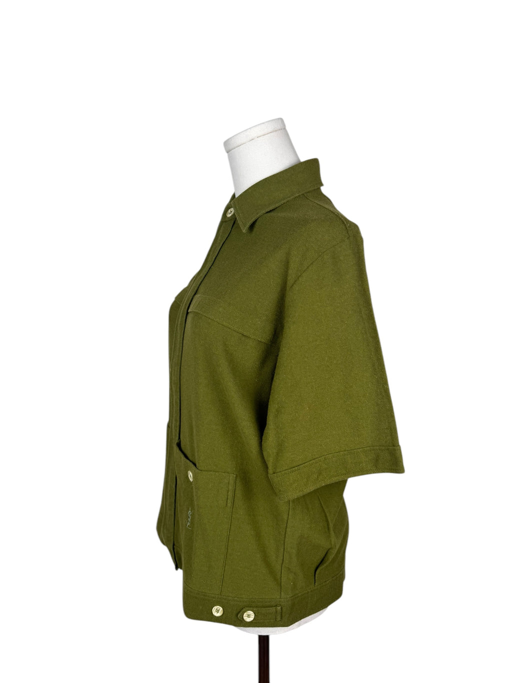 YSL Green Knit Top