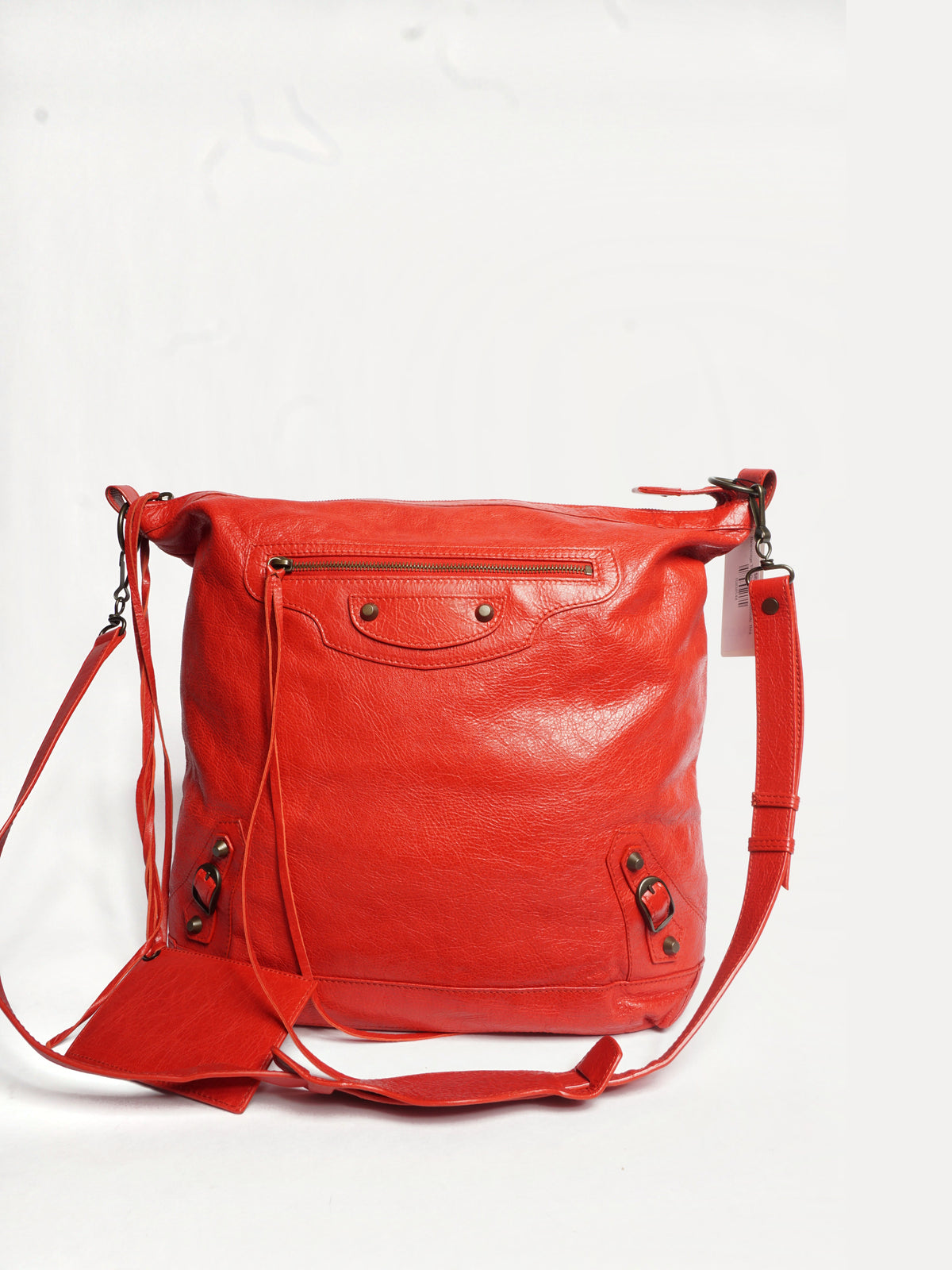 Balenciaga The Day Red Crossbody Bag