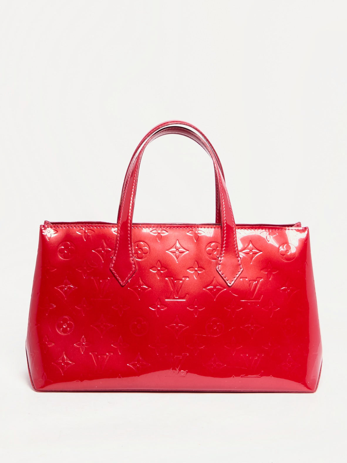 Louis Vuitton Red Patent Wilshire PM Bag