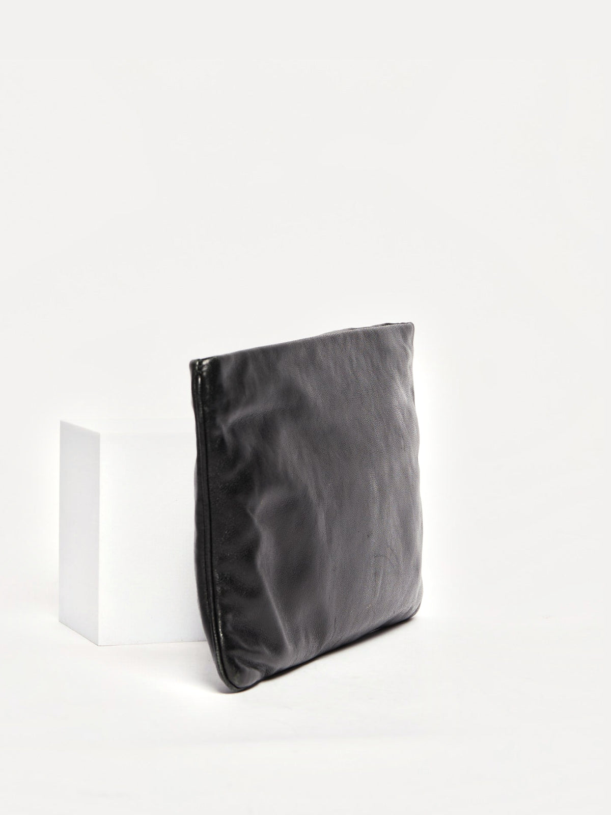 2000's Prada Leather Flame Clutch