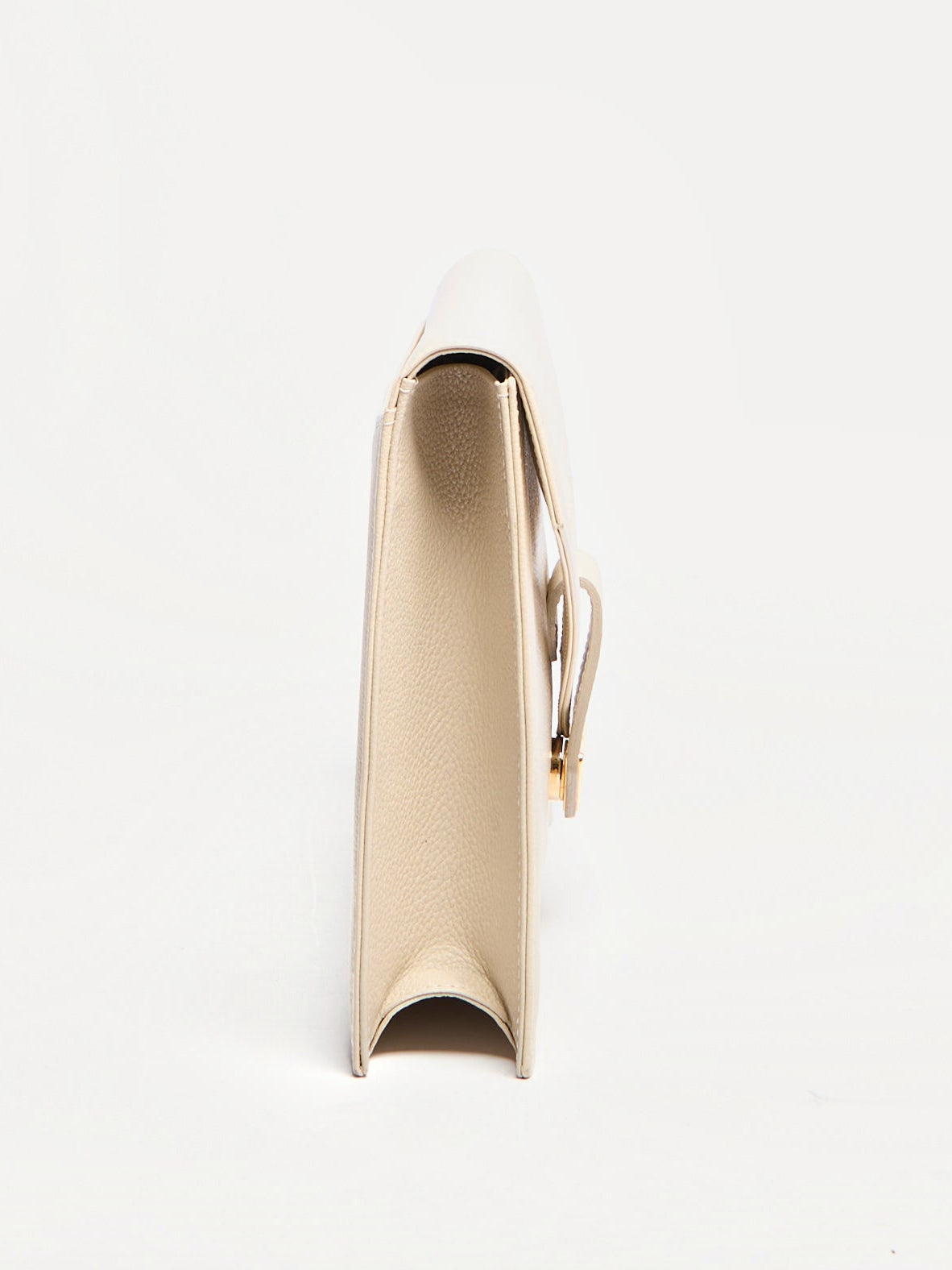 90’s Yves Saint Laurent Cream Envelope Clutch