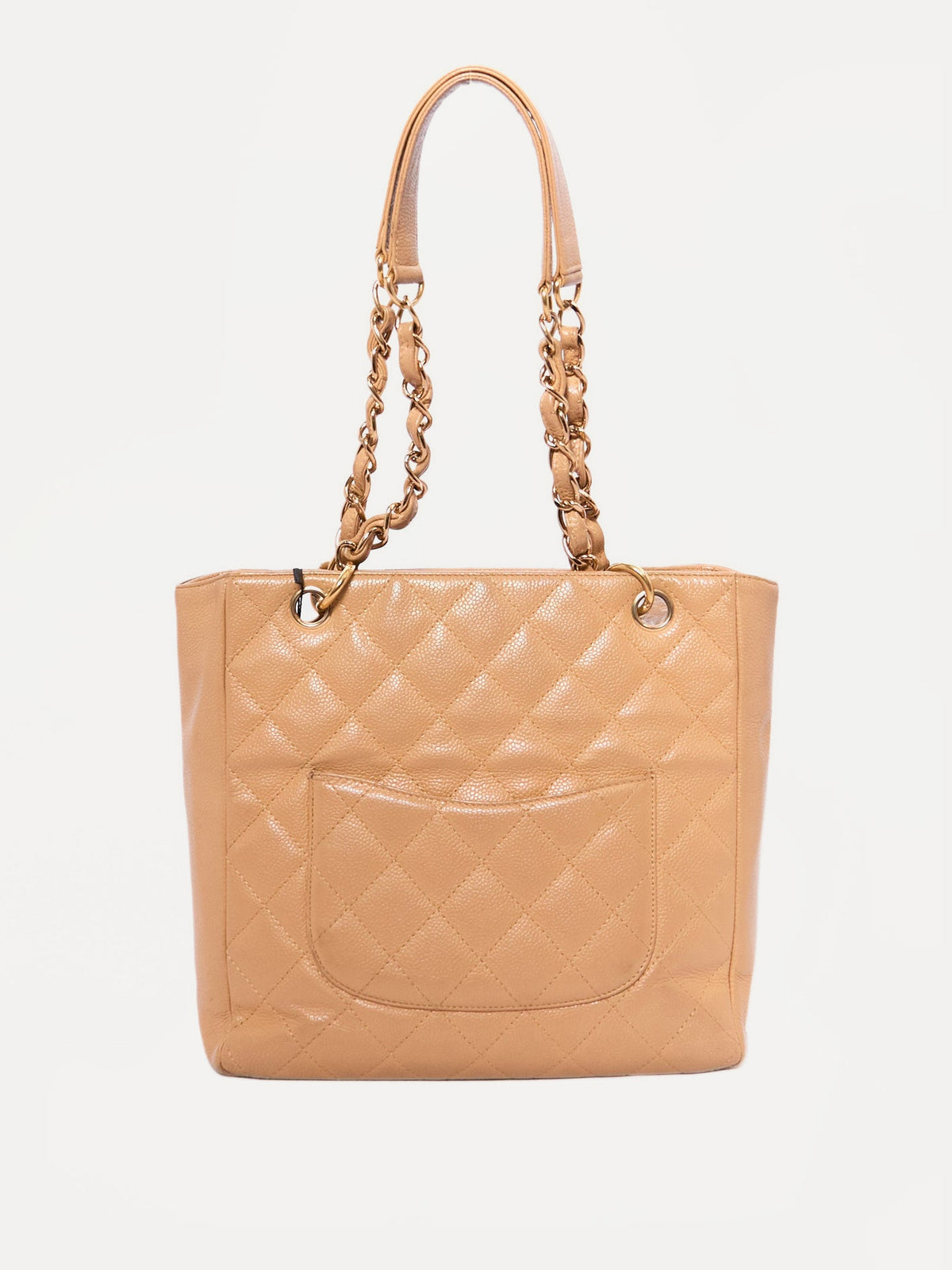 Chanel Tan Petit Shopping Tote