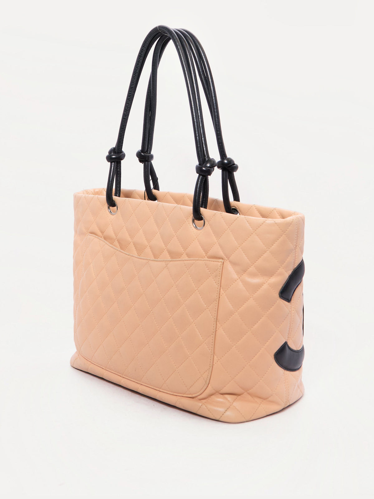 Chanel Tan Rue Cambon CC Tote