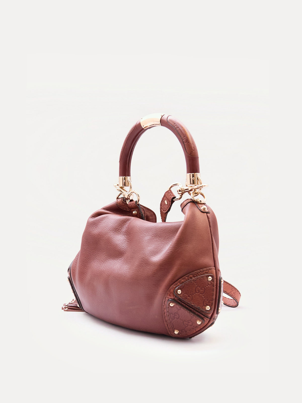Gucci Black Leather Indy Bag