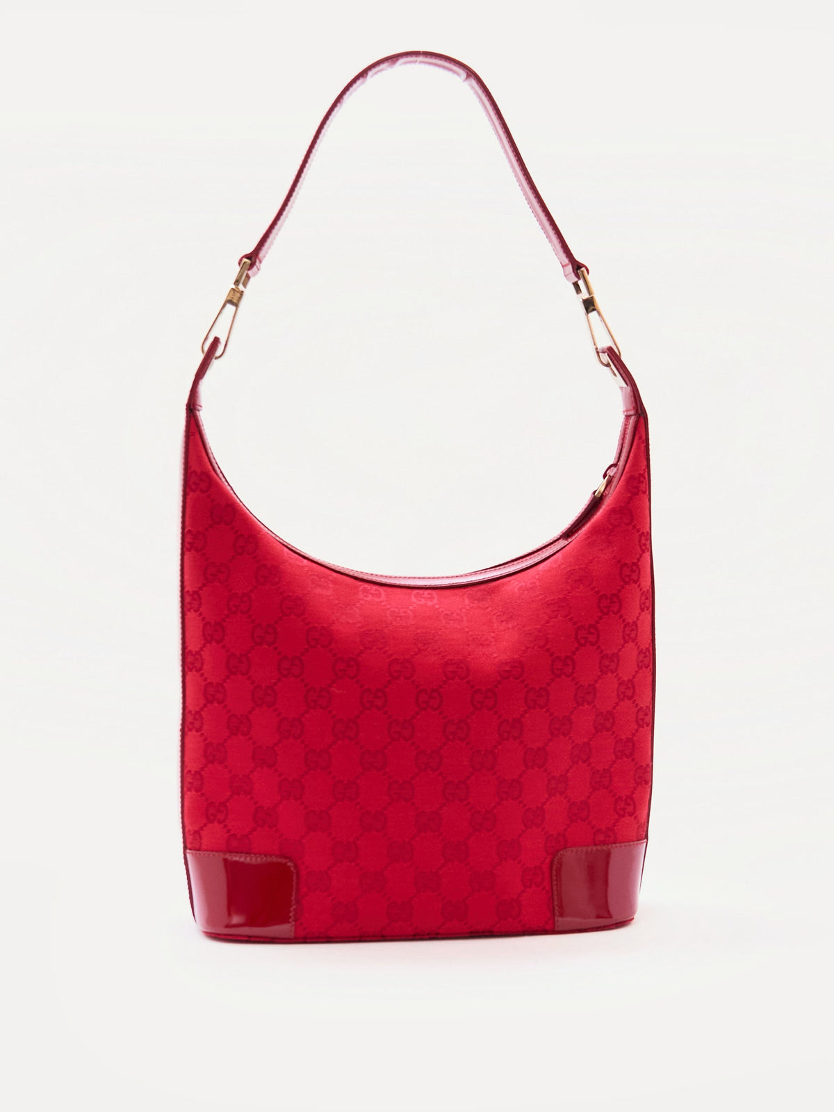 Gucci Red Monogram Sholder Bag