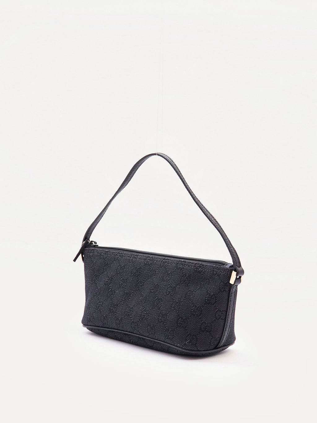 Gucci Black Monogram Pochette