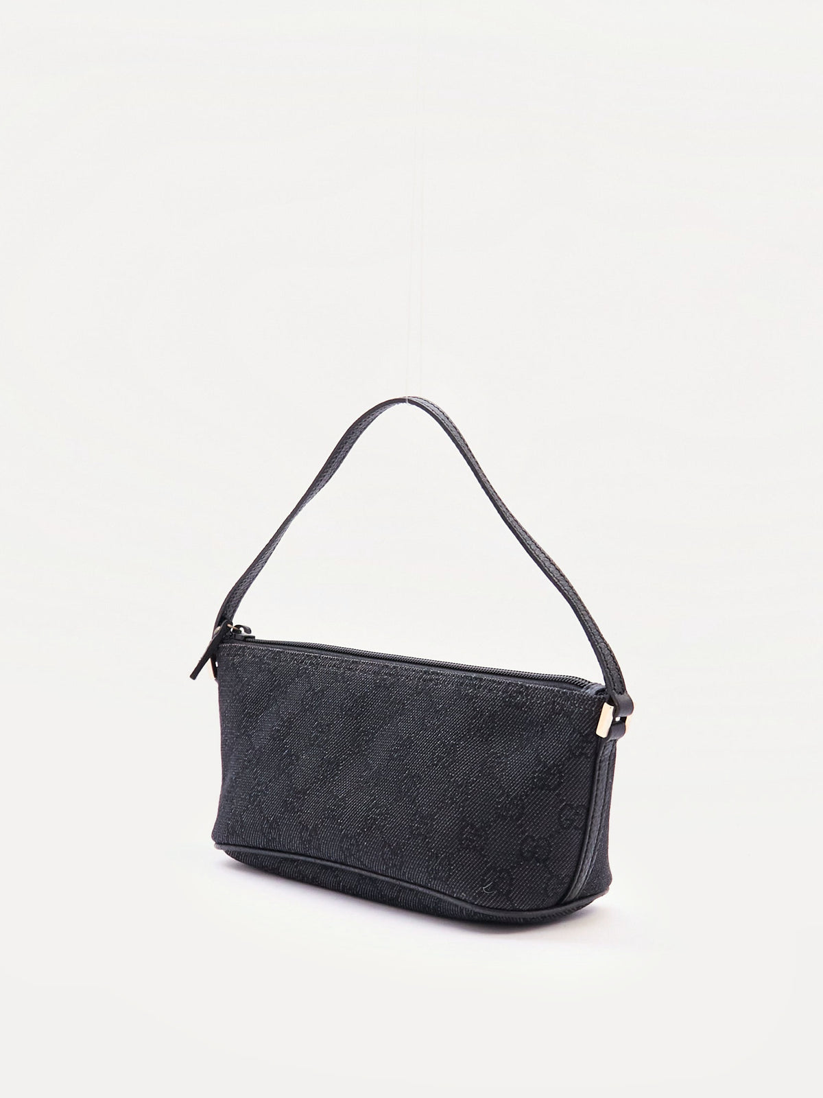 Gucci Black Monogram Pochette