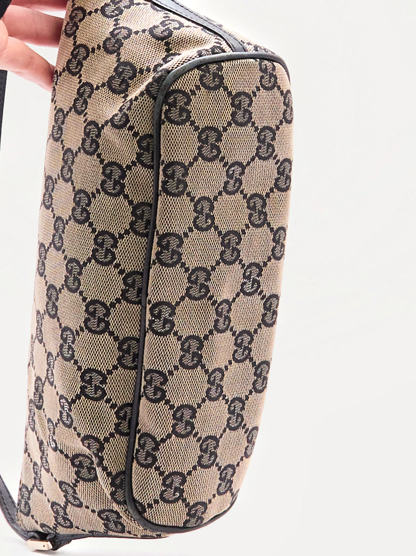 Gucci Navy Monogram Pochette