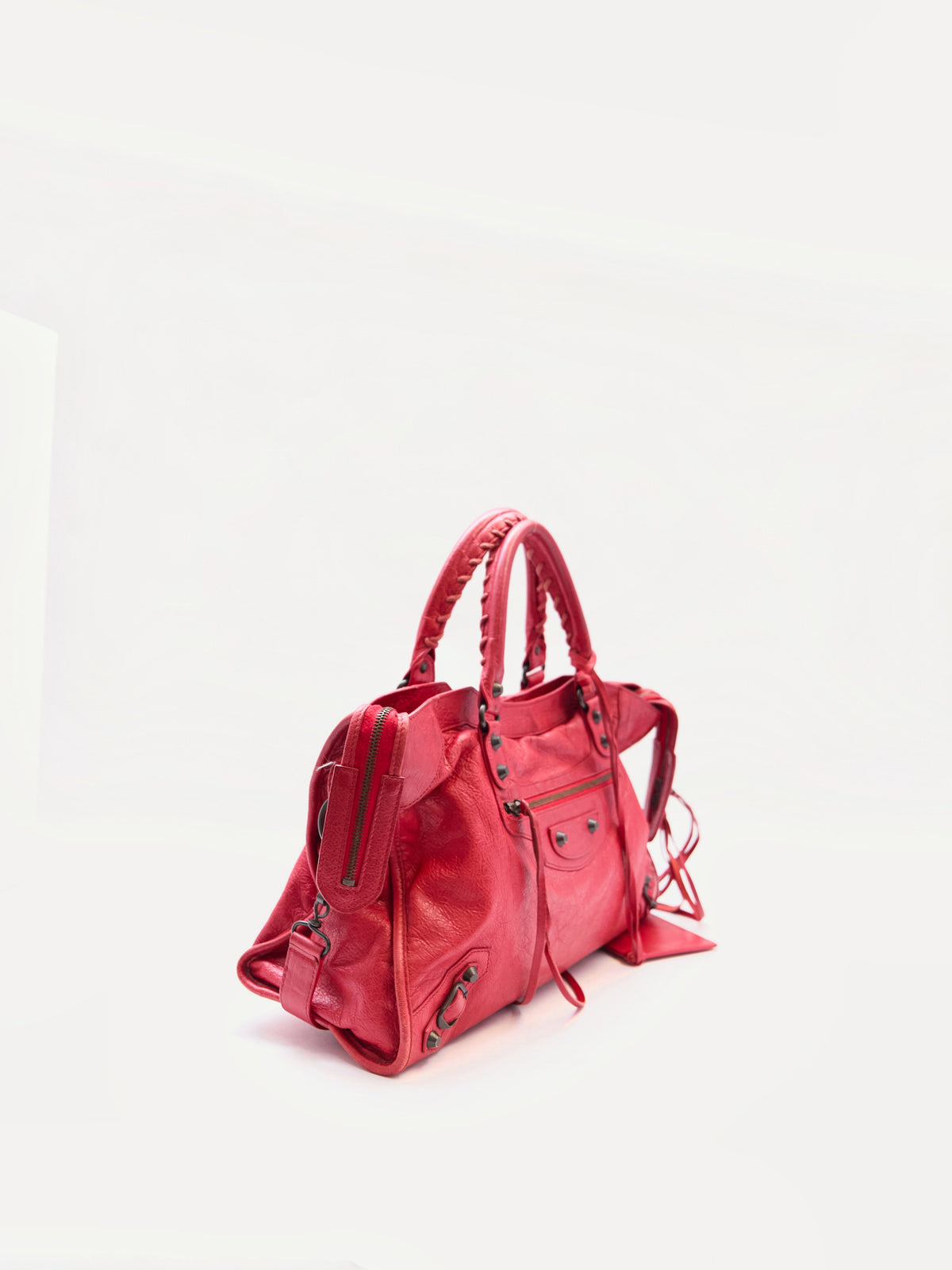 Balenciaga Red City Bag