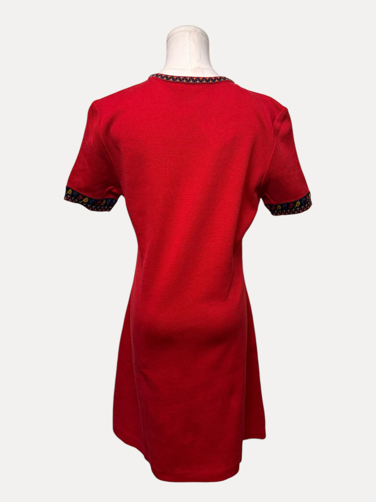 YSL Red Knit Mini Dress