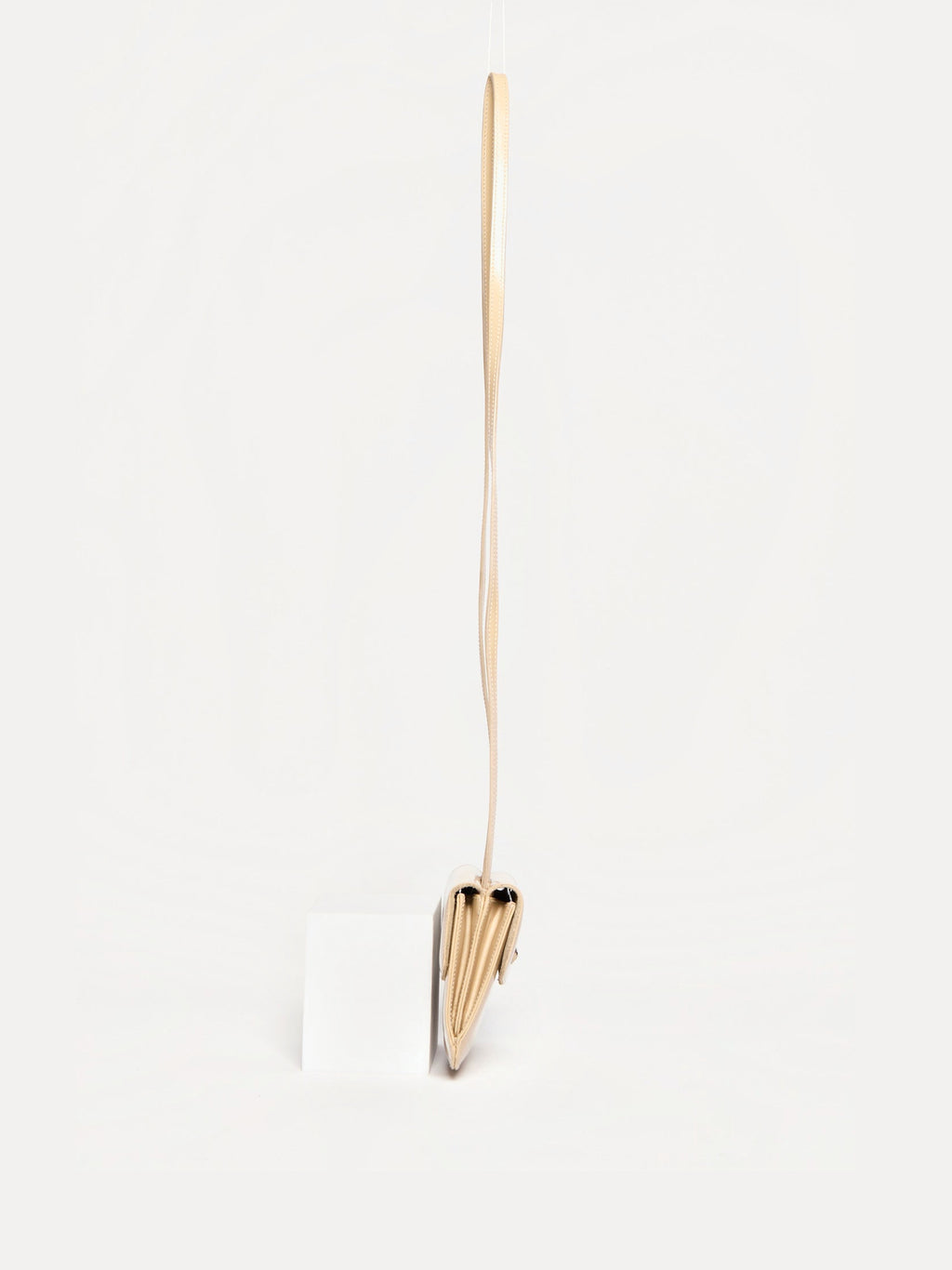 Gucci Beige Patent Thin Horsebit Crossbody Bag