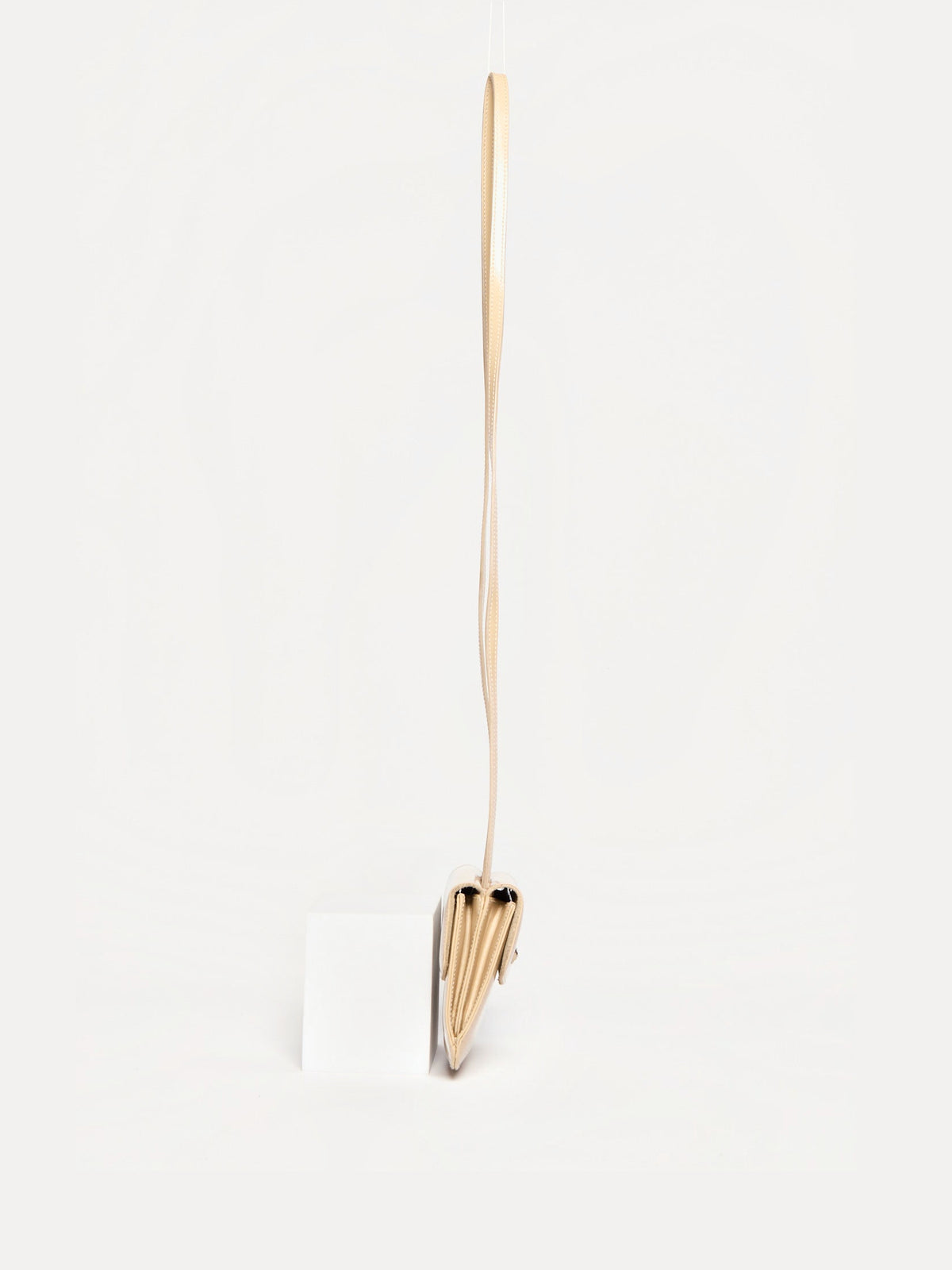 Gucci Beige Patent Thin Horsebit Crossbody Bag