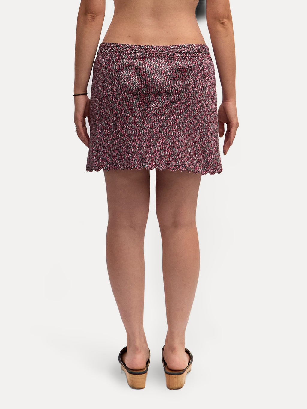 Chanel Crotchet Multicolored Knit Skirt/Top Set