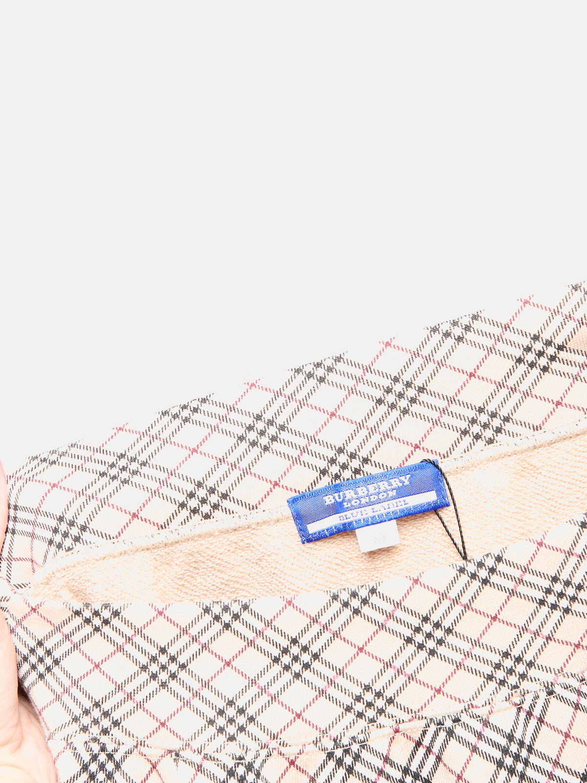 Burberry Brown Nova Check Logo 3/4 Length Top