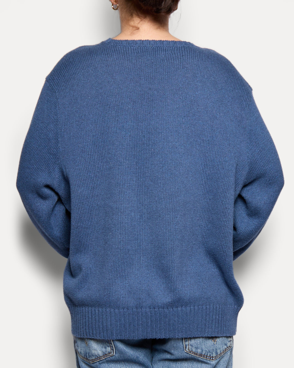 Ralph Lauren Blue Cotton Knit Sweater