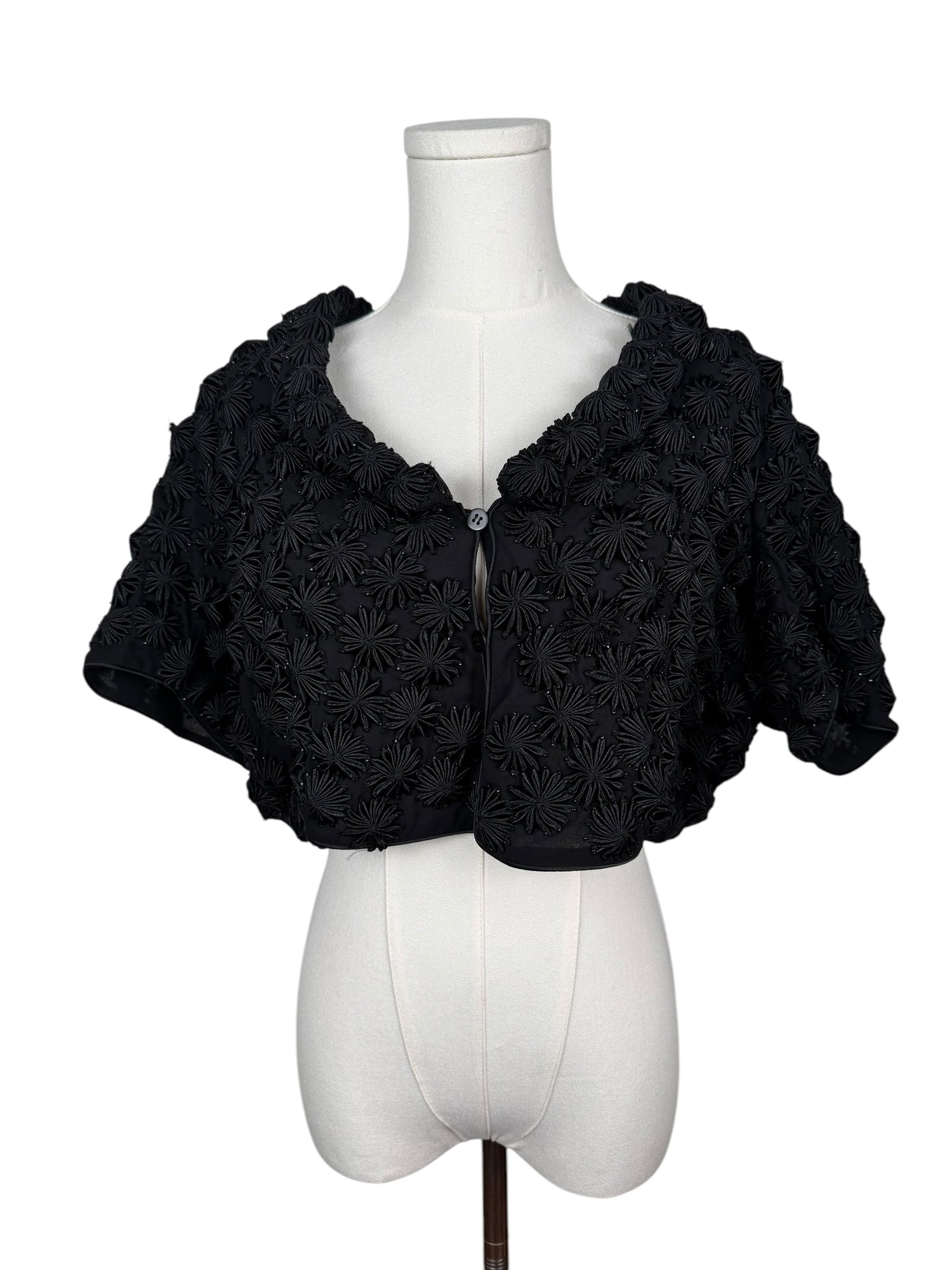 Giorgio Armani Embroidered Cropped Cardigan