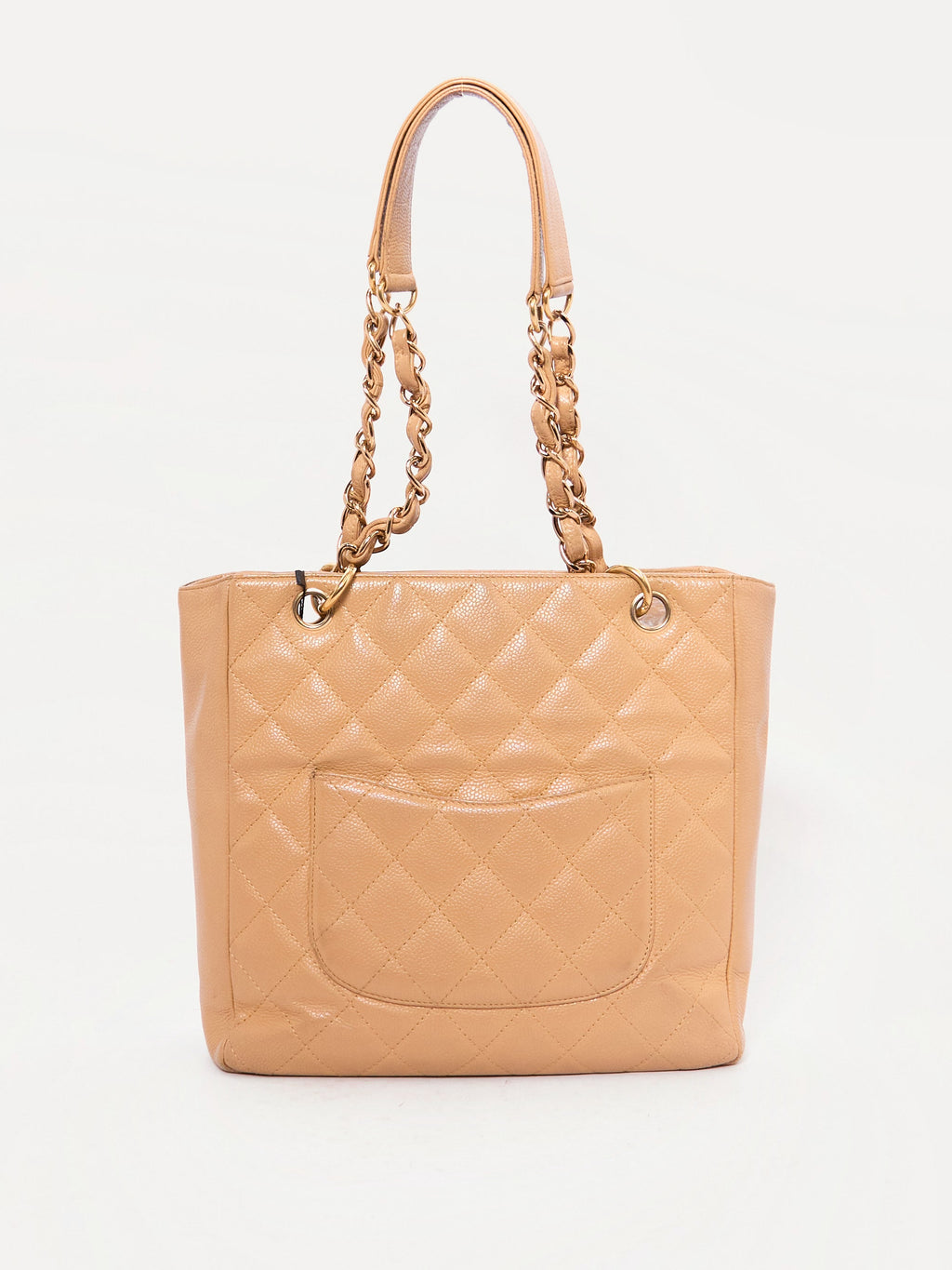 Chanel Tan Petit Shopping Tote