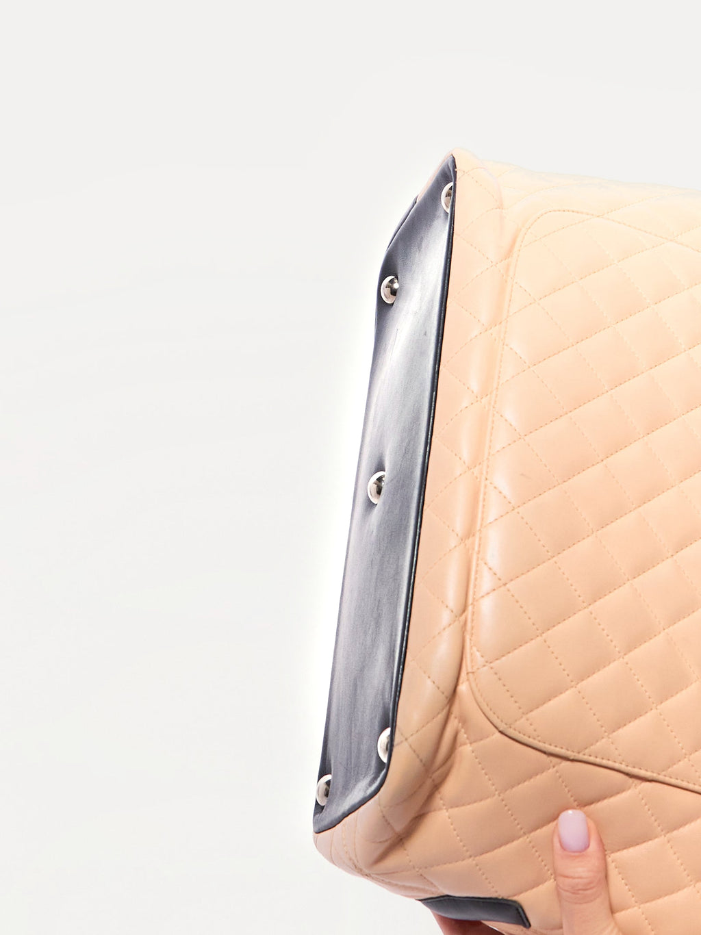 Chanel Tan Rue Cambon CC Tote