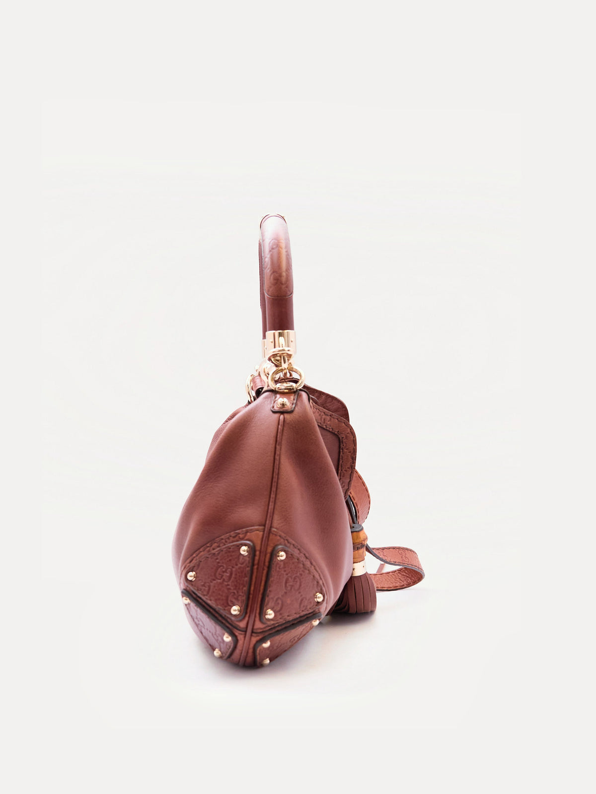 Gucci Black Leather Indy Bag