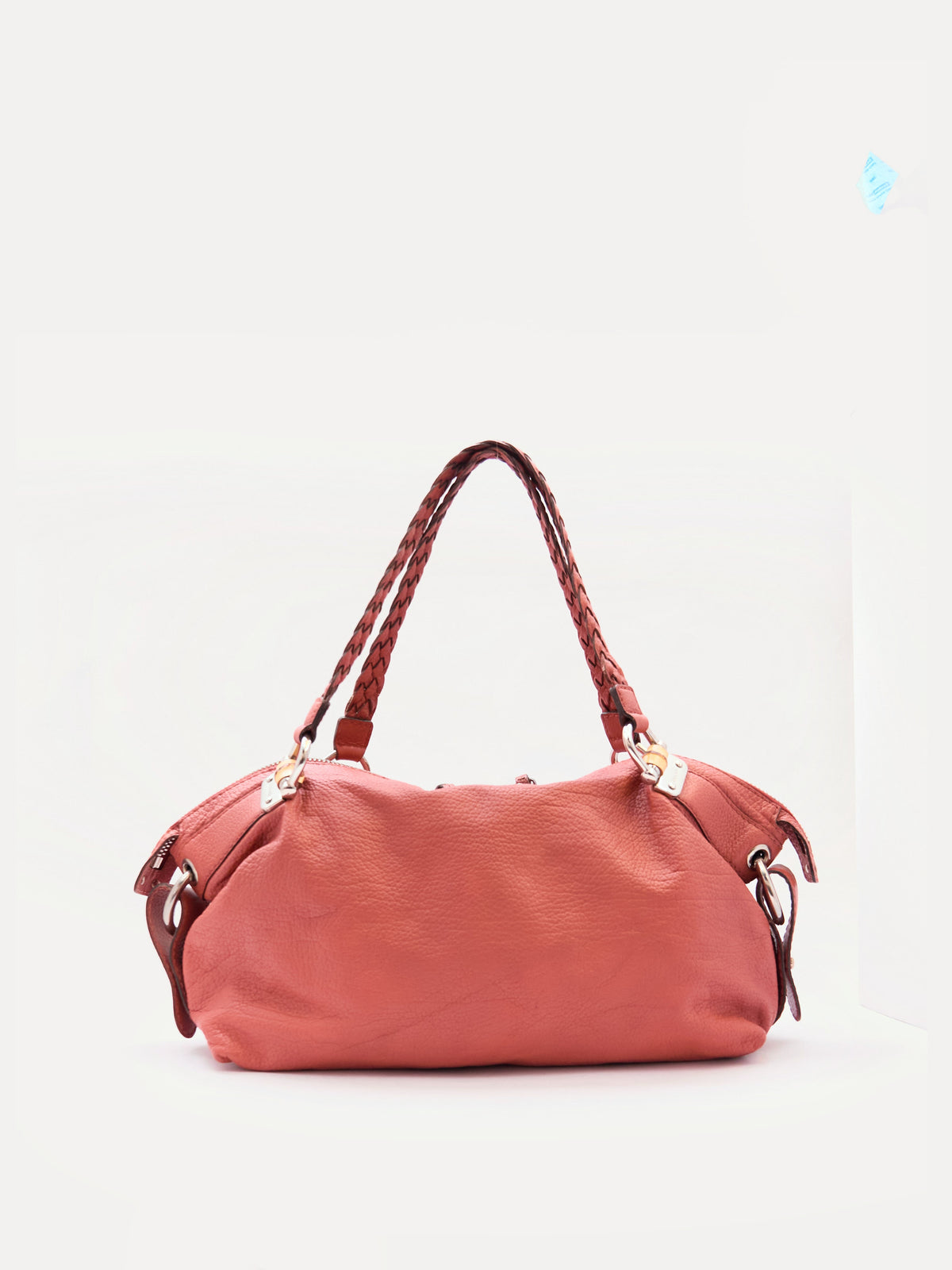 Gucci Orange Pebbled Leather Hobo Bag