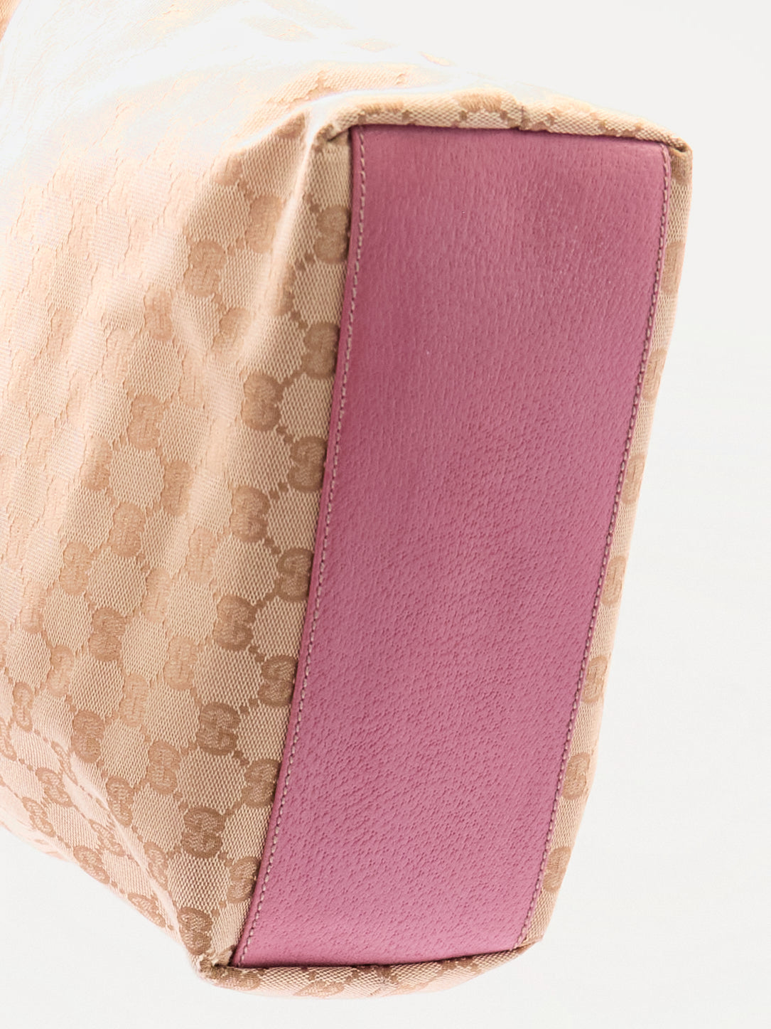 Gucci Beige Pink Monogram Tote