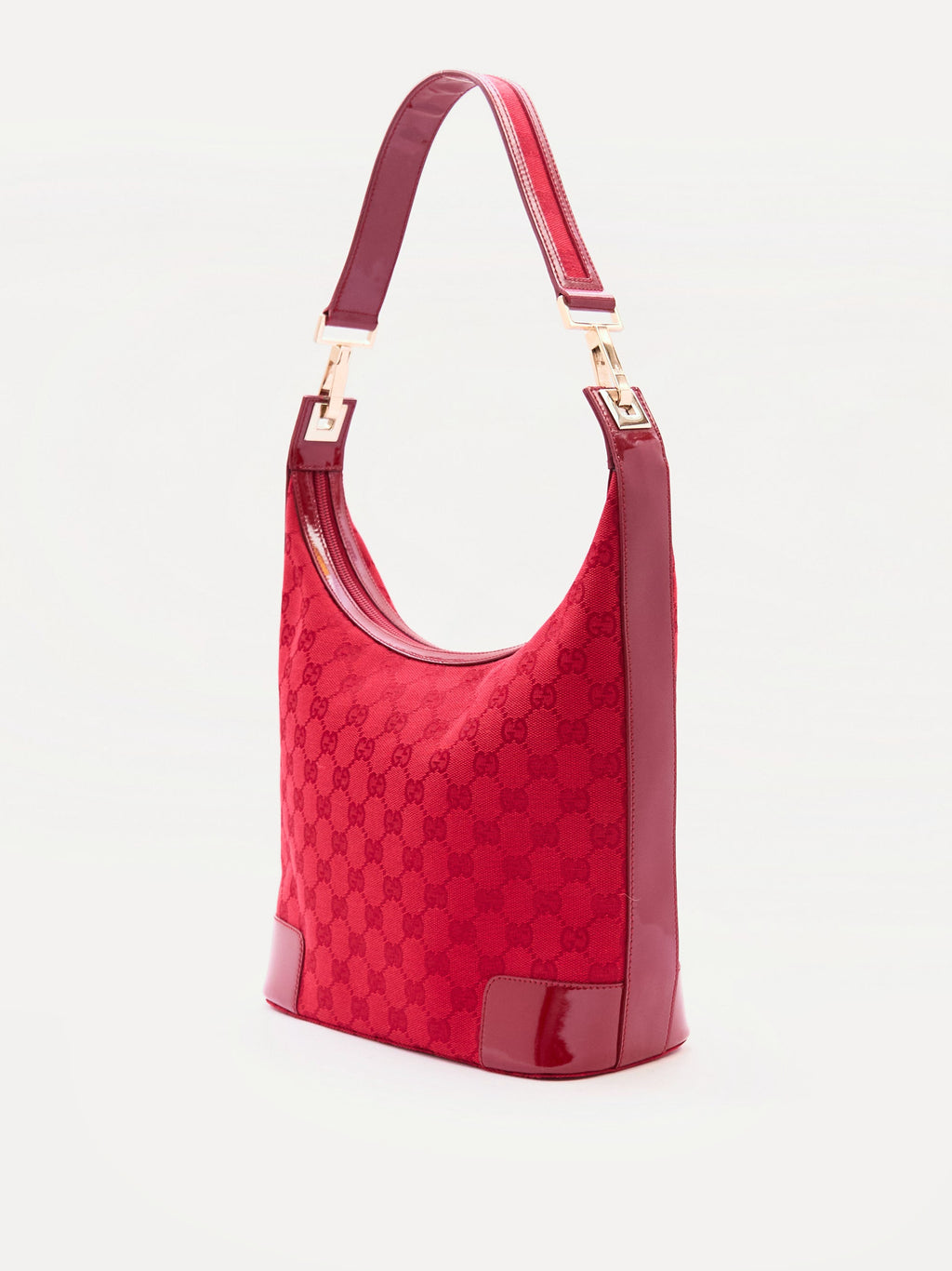 Gucci Red Monogram Sholder Bag