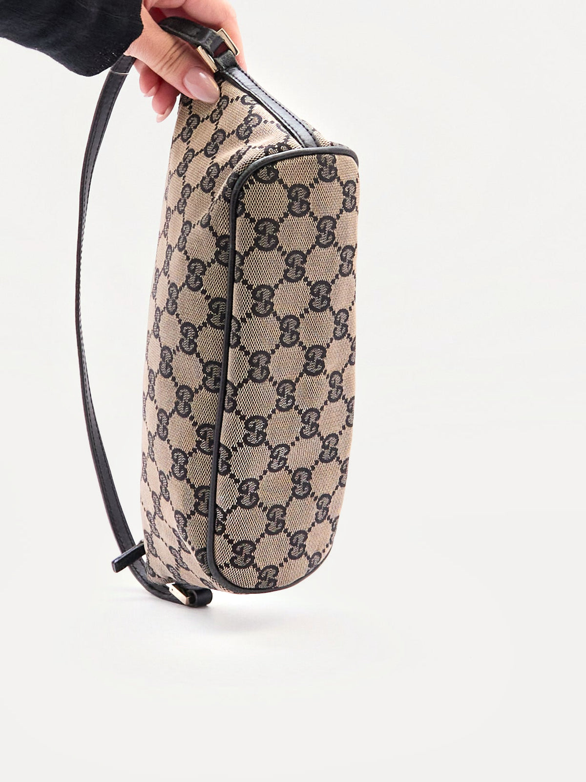 Gucci Navy Monogram Pochette