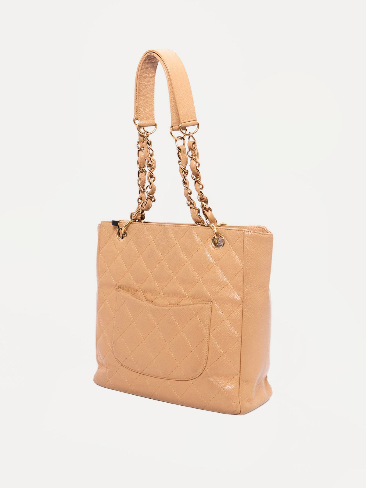 Chanel Tan Petit Shopping Tote
