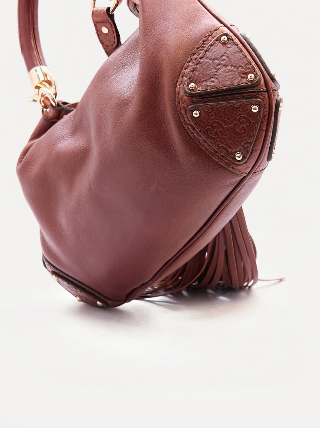 Gucci Black Leather Indy Bag