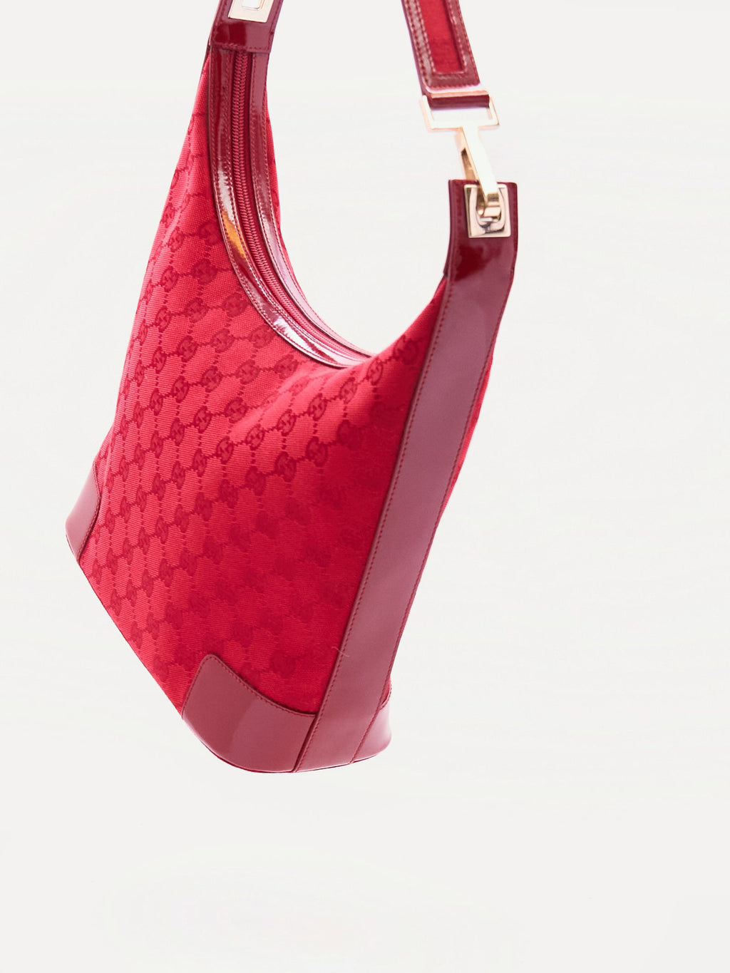 Gucci Red Monogram Sholder Bag
