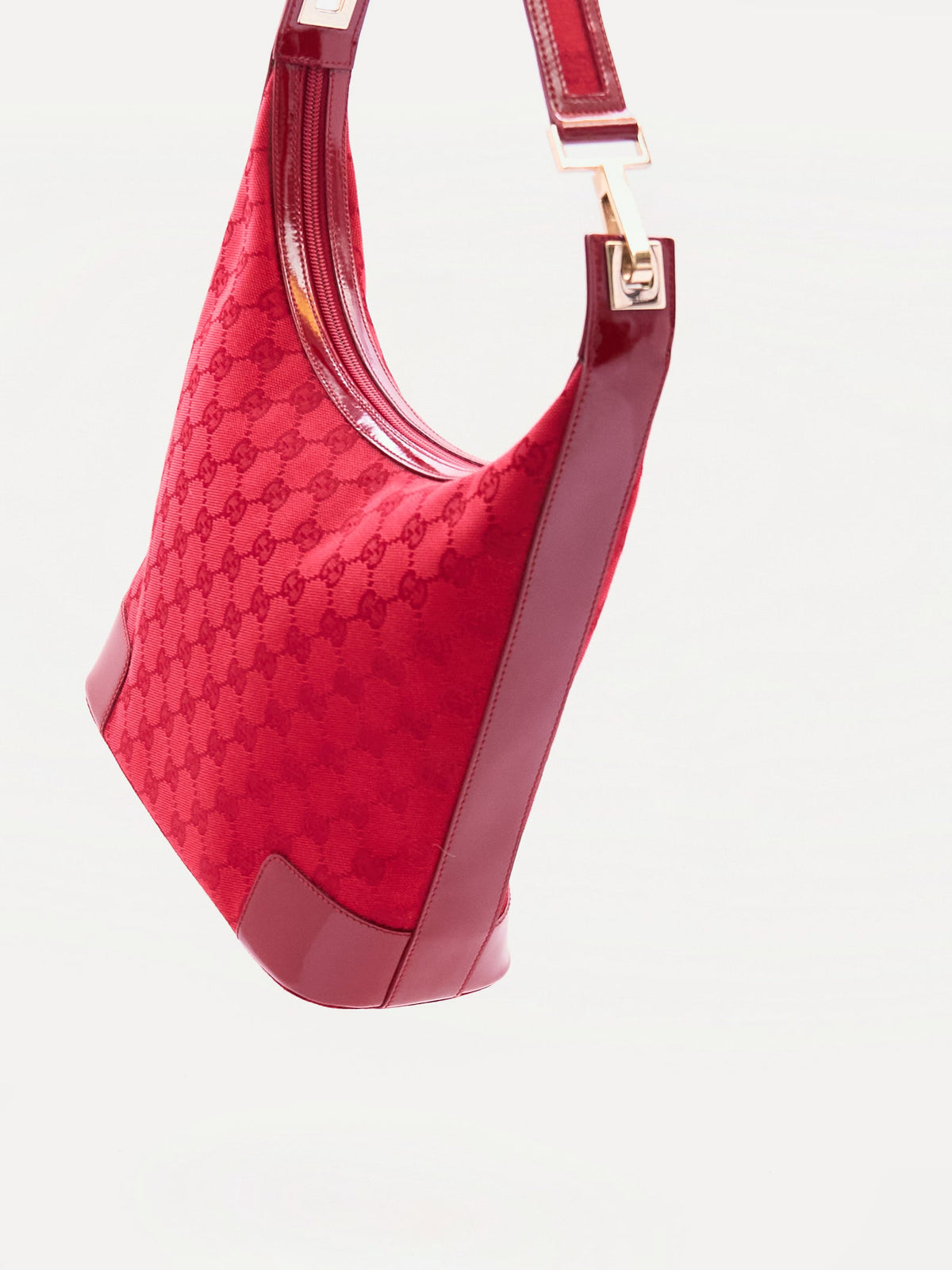 Gucci Red Monogram Sholder Bag