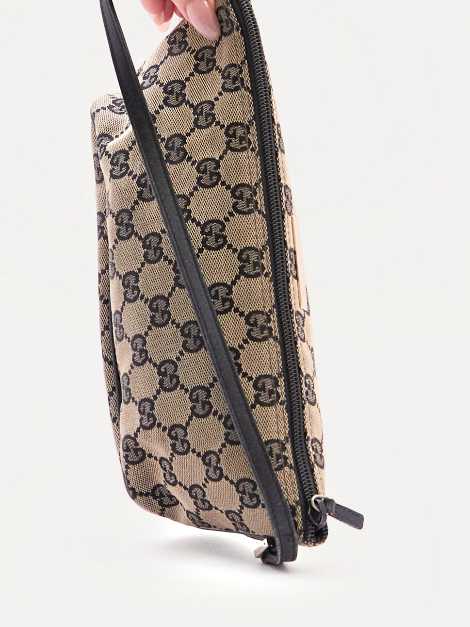 Gucci Navy Monogram Pochette
