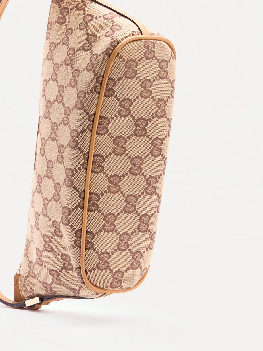 Gucci Beige Monogram Pochette