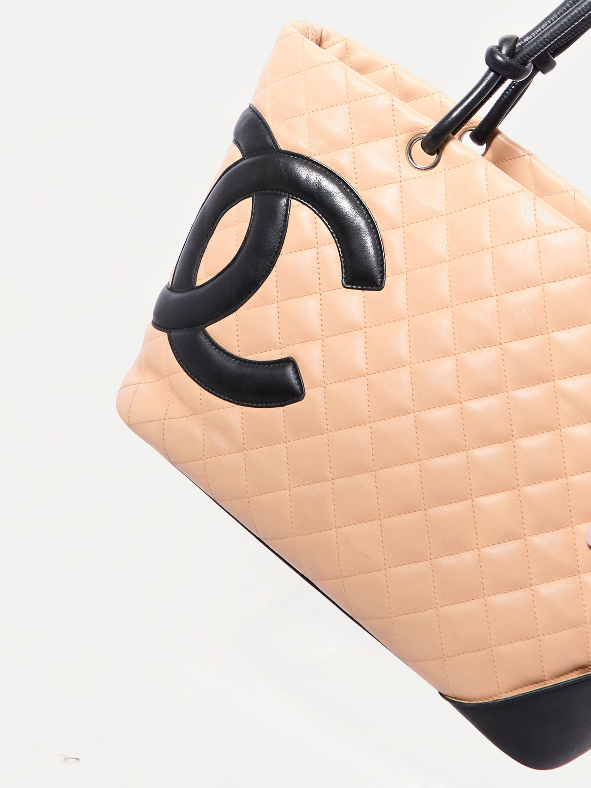 Chanel Tan Rue Cambon CC Tote